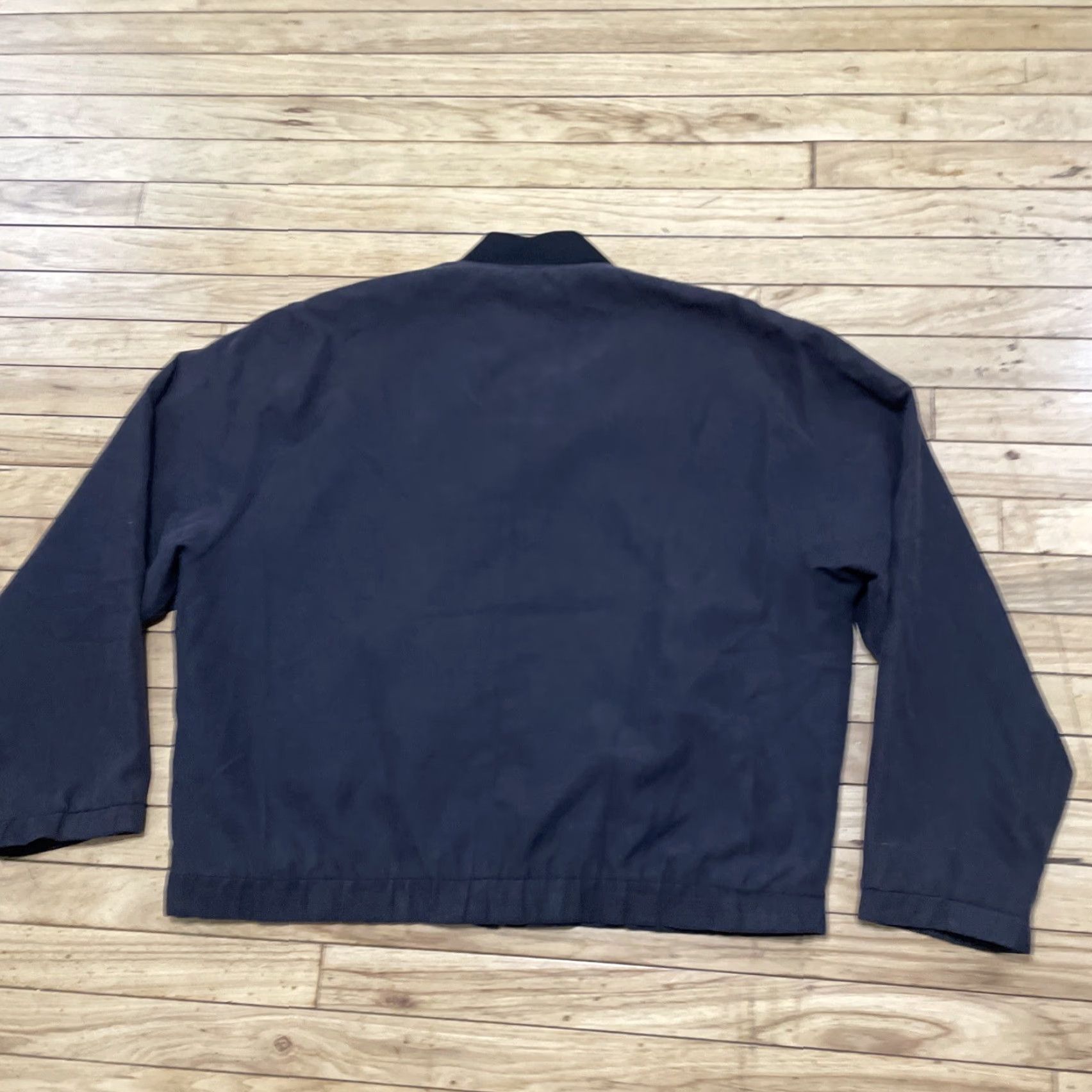 London Fog VINTAGE London Fog Mock Neck Bomber Men XL Reg Black Retro skate Boxy Crop Fit Grandpa Jacket Size US XL / EU 56 / 4 - 2 Thumbnail