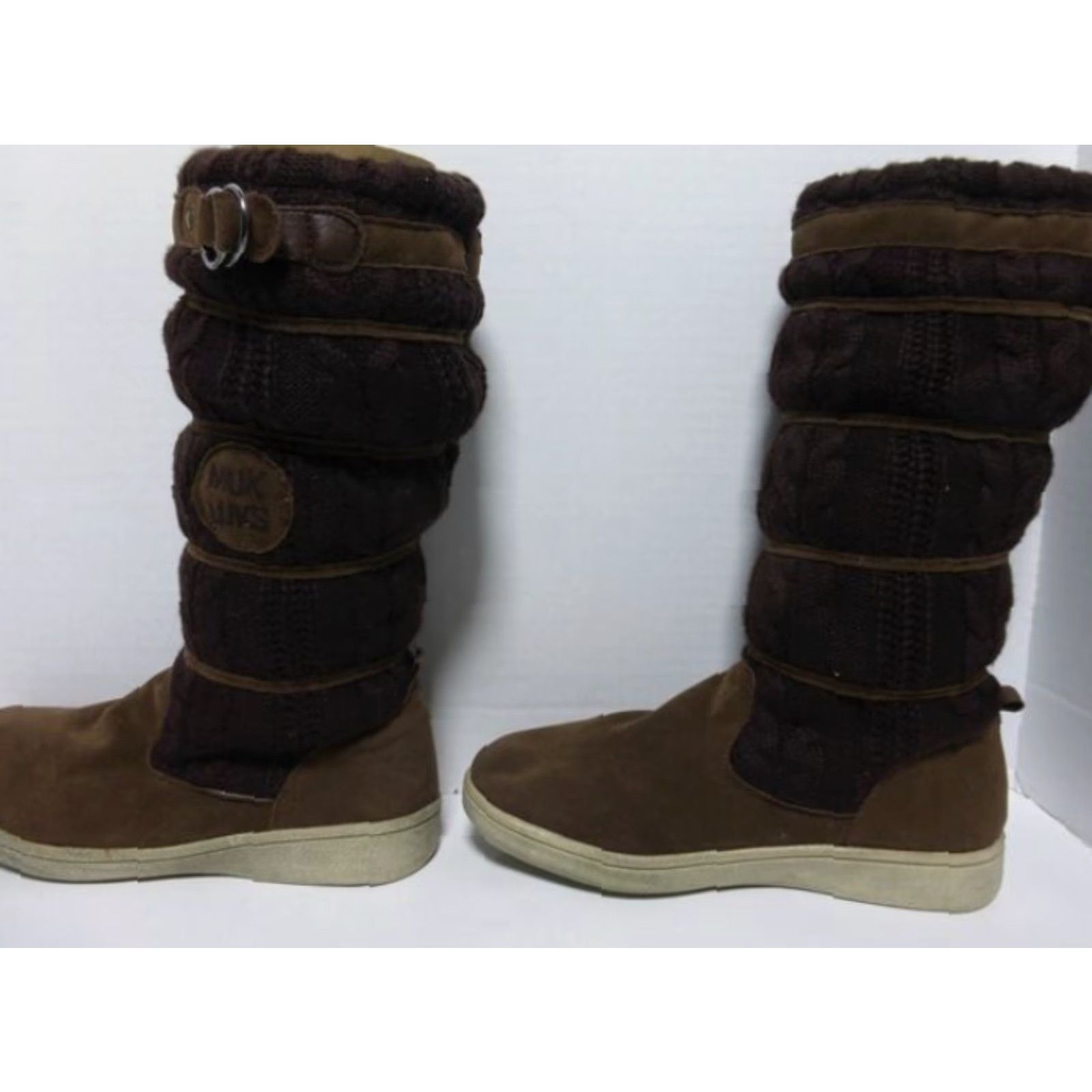 Vintage MUK LUKS Boot Womens Brown Size 7 Adult Shoes 7 MUK LUKS Booties Brown Size 7 Womens Size US 7 / IT 37 - 3 Thumbnail