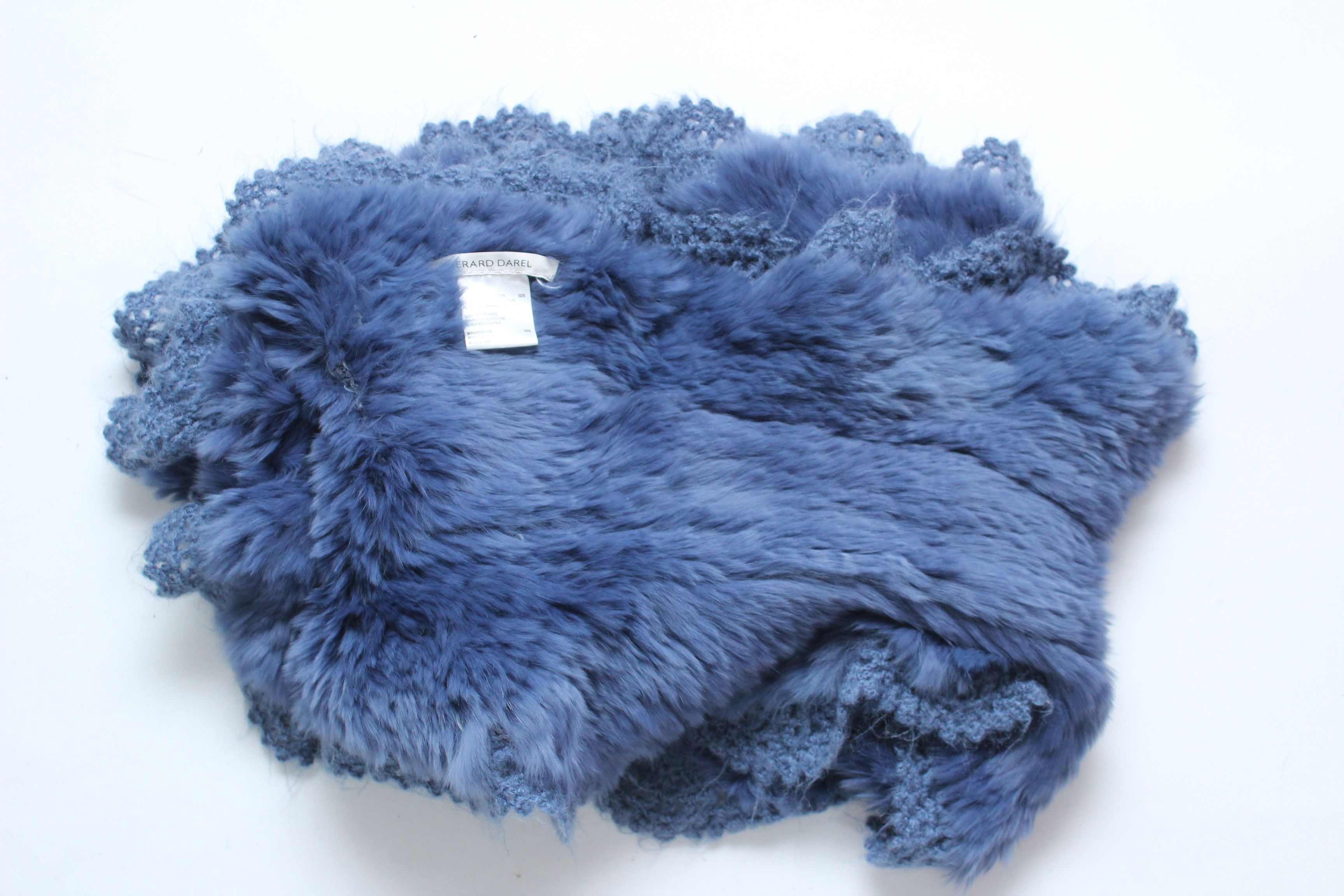 Gerard Darel Gerard Darel Scarf Rabbit Real Fur Authentic Size ONE SIZE - 8 Thumbnail