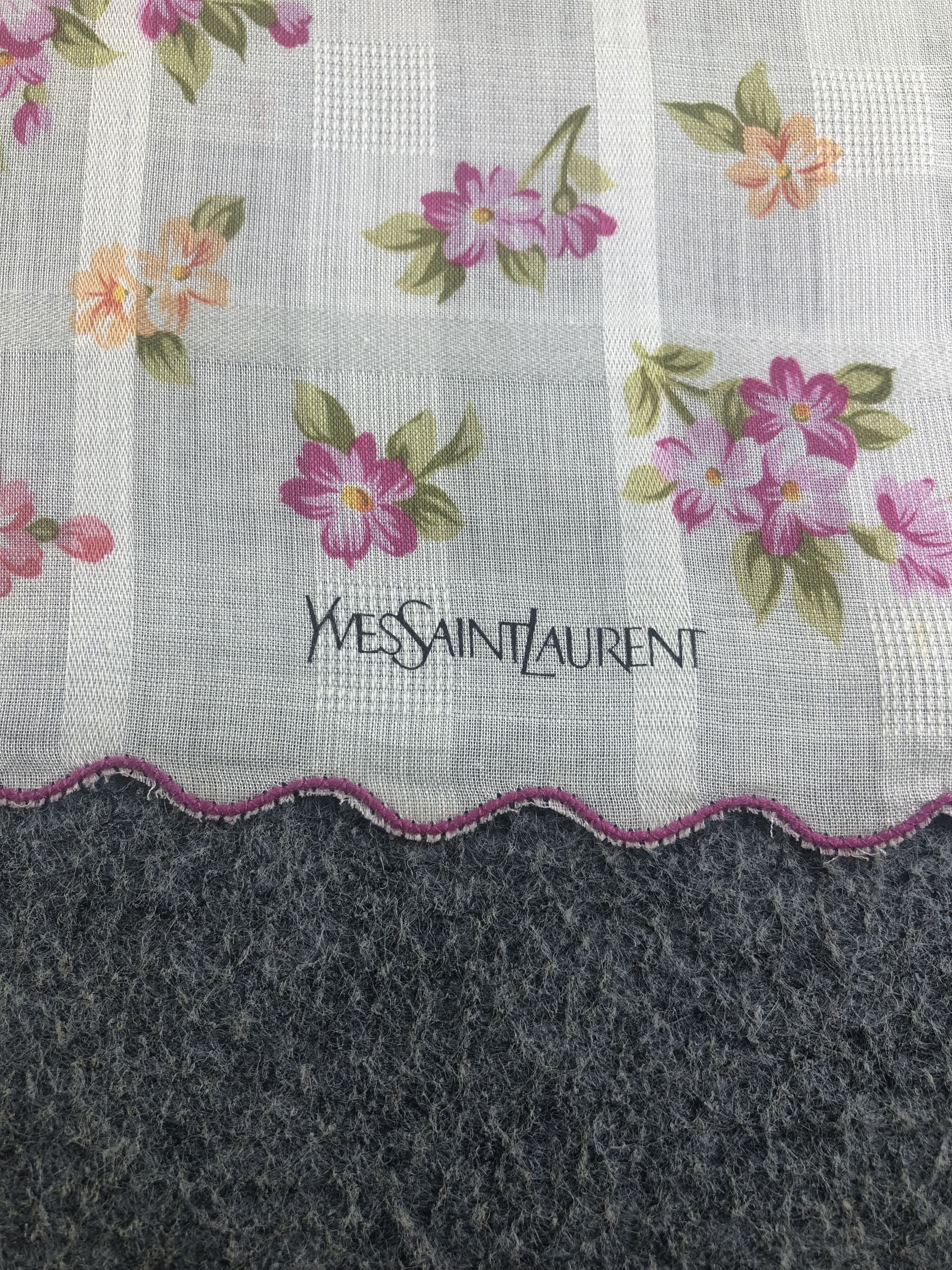Yves Saint Laurent Yves Saint Laurent Handkerchief / Bandana / Neckerchief Size ONE SIZE - 5 Thumbnail