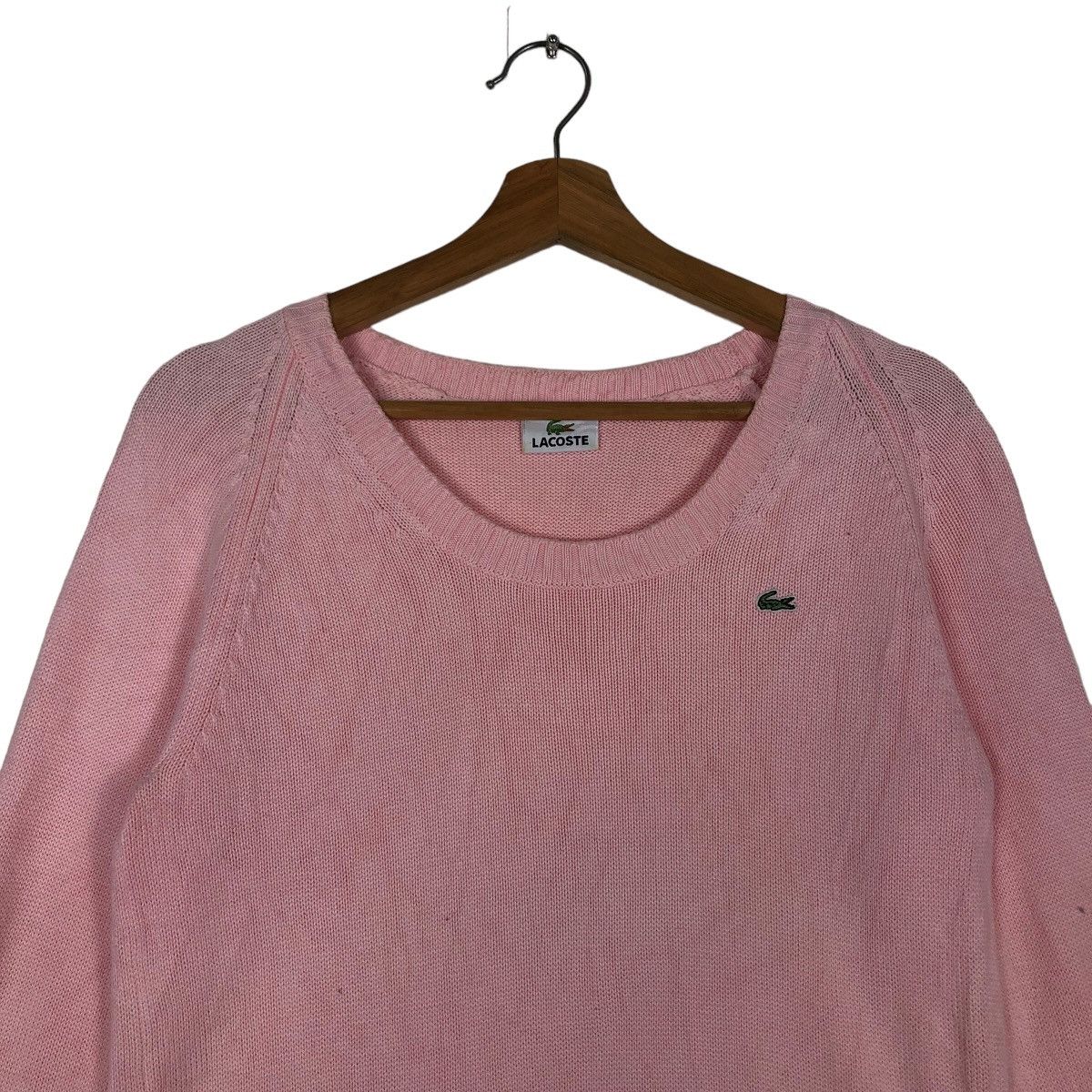 Japanese Brand 🔥90’s Vintage Knit Sweatshirt Lacoste Small Pony Size US M / EU 48-50 / 2 - 2 Thumbnail