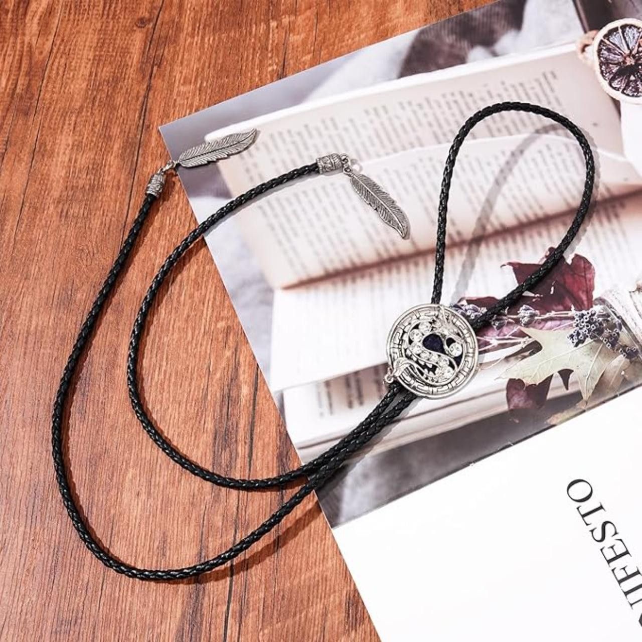 Other Crystal Dragon Bolo Tie Size ONE SIZE - 4 Thumbnail