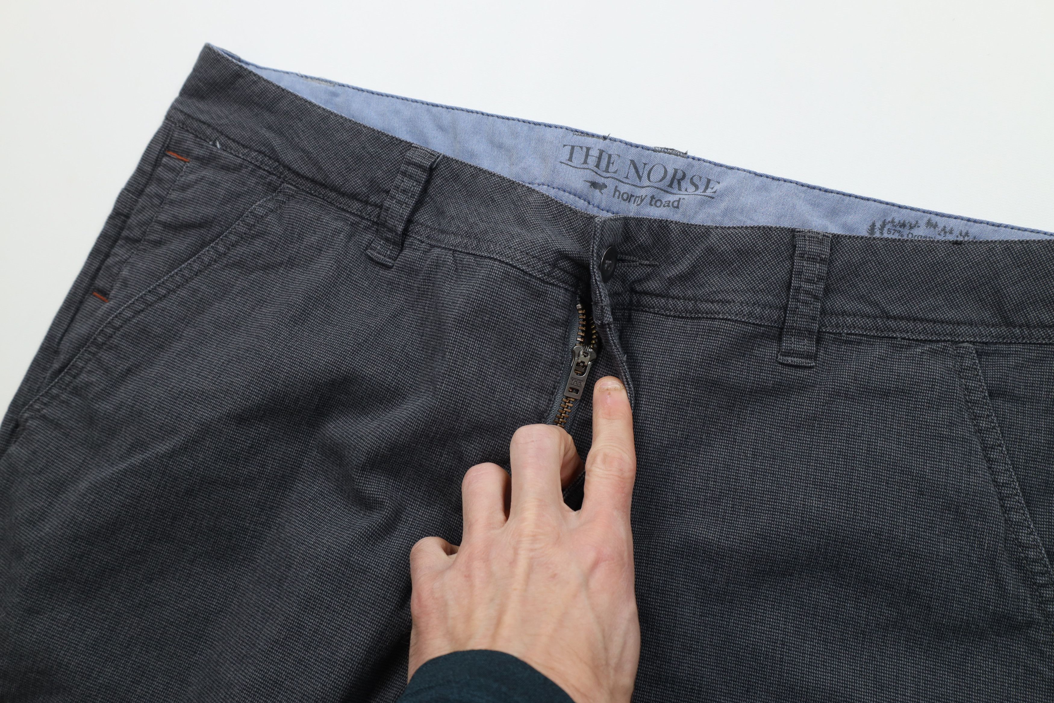 Vintage Horny Toad Organic Cotton Norse Wide Leg Trekking Pants Gray Size US 38 / EU 54 - 6 Thumbnail