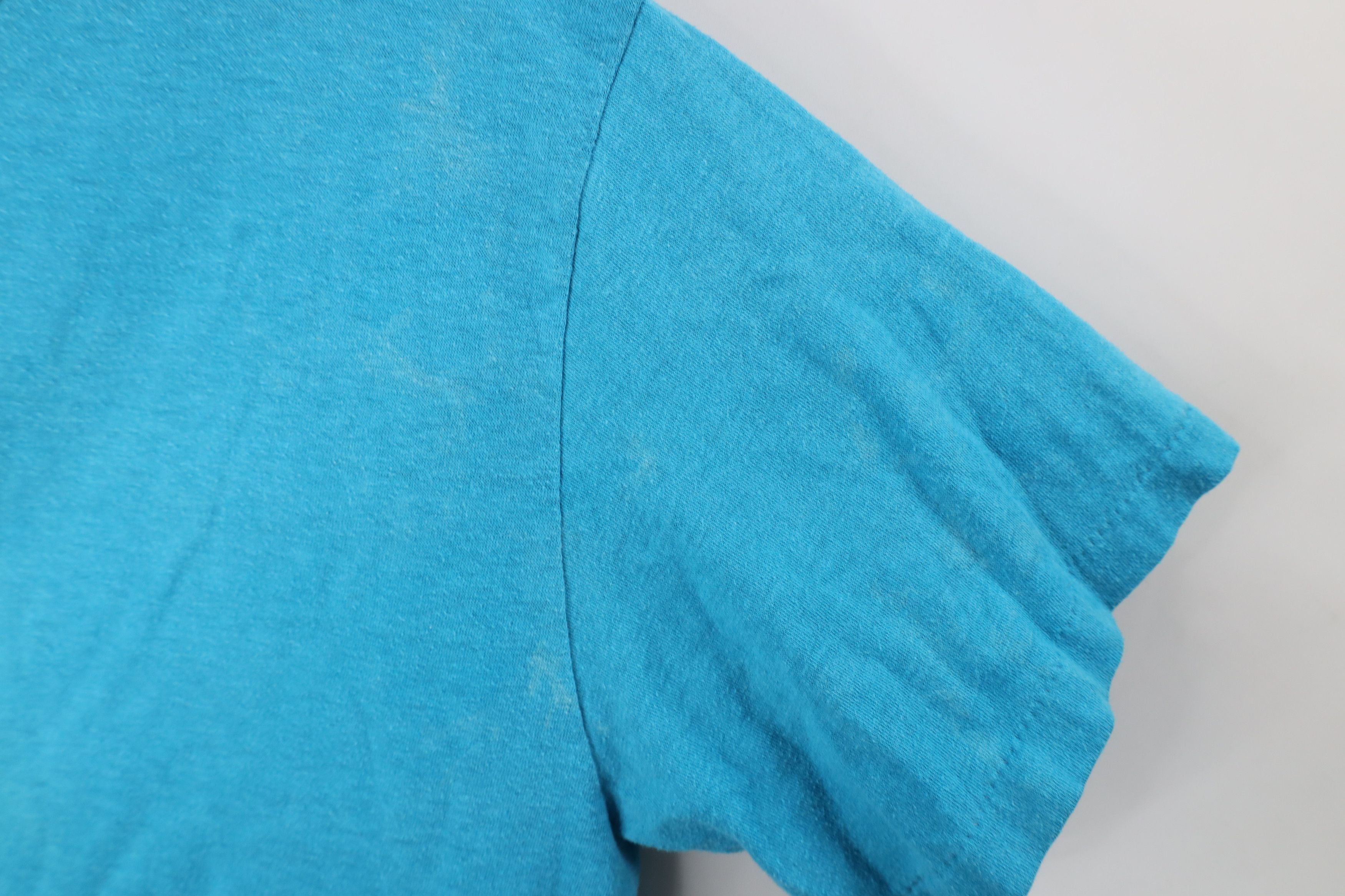 Vintage Vintage 70s 80s Captain Kirk Star Trek T-Shirt Blue USA Size US XL / EU 56 / 4 - 5 Thumbnail