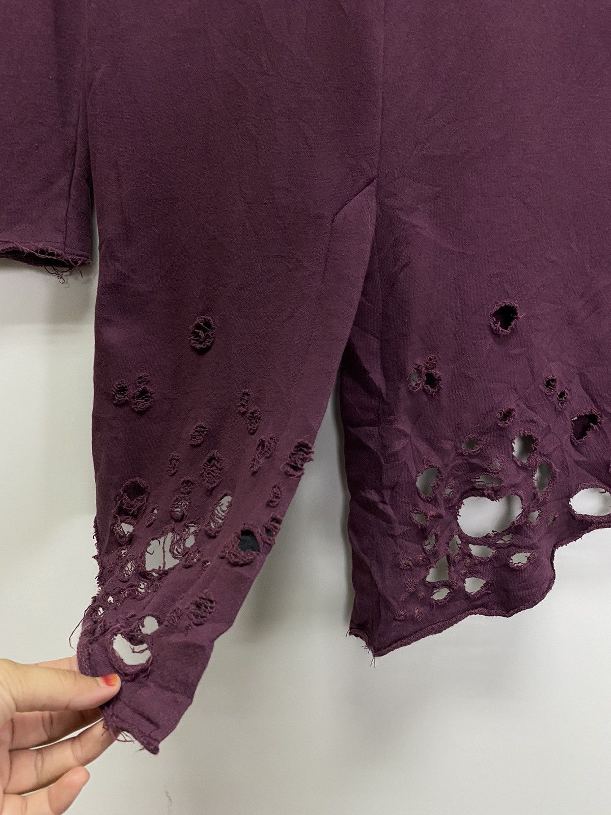 Japanese Brand × Vintage Bambridge distress sweat jacket Size M / US 6-8 / IT 42-44 - 16 Thumbnail