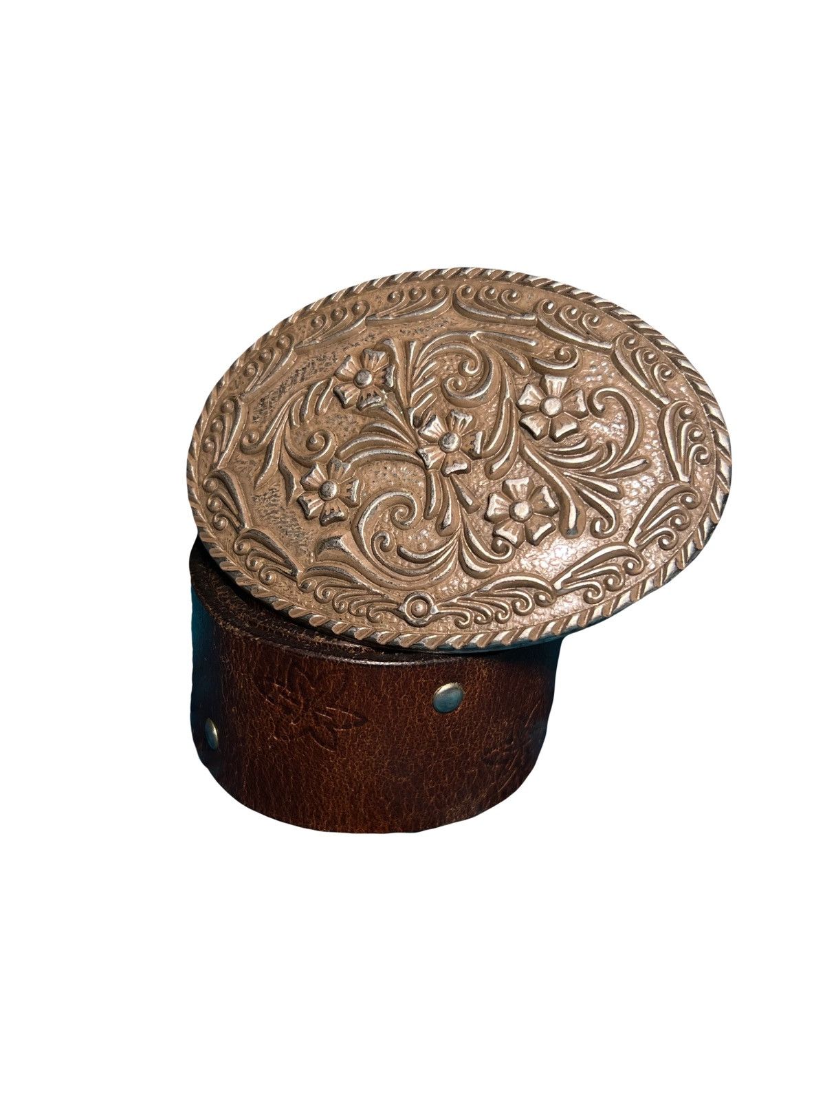 Leather Vintage rodeo Leather Belt Saddler Cowboy Size 30 - 1 Thumbnail