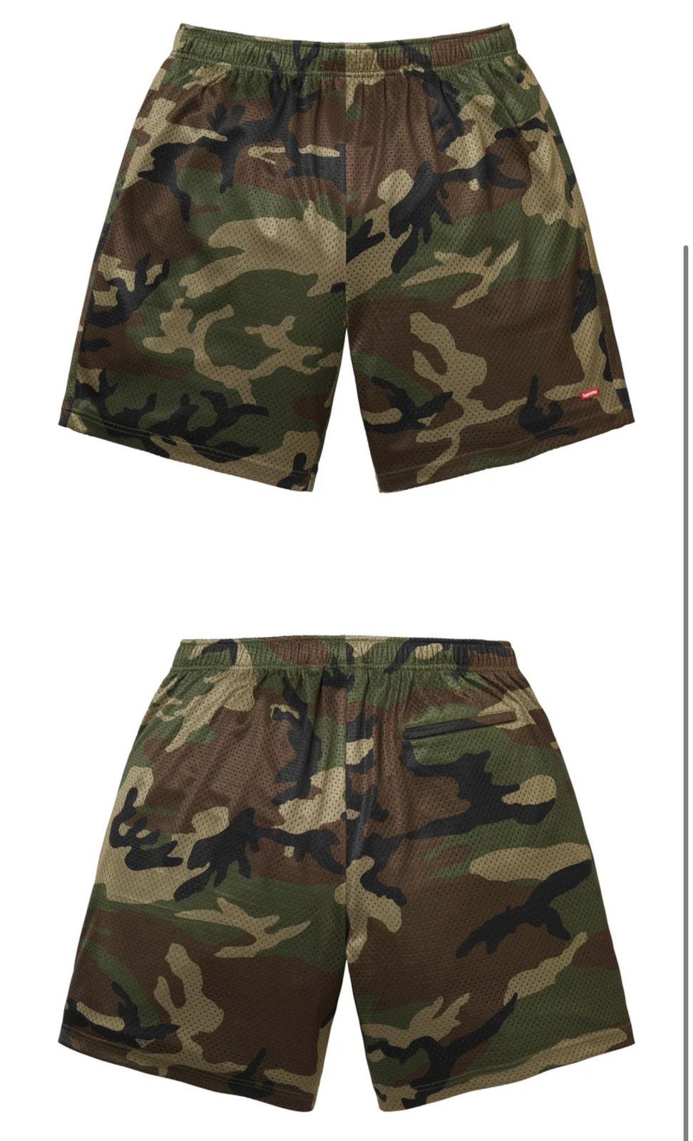 Supreme Supreme small box baggy mesh shorts small camo Size US 30 / EU 46 - 1 Thumbnail