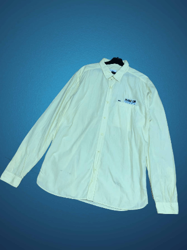 Lacoste Vintage Lacoste Regular Fit Button Up Shirt Size XL Size US XL / EU 56 / 4 - 1 Thumbnail