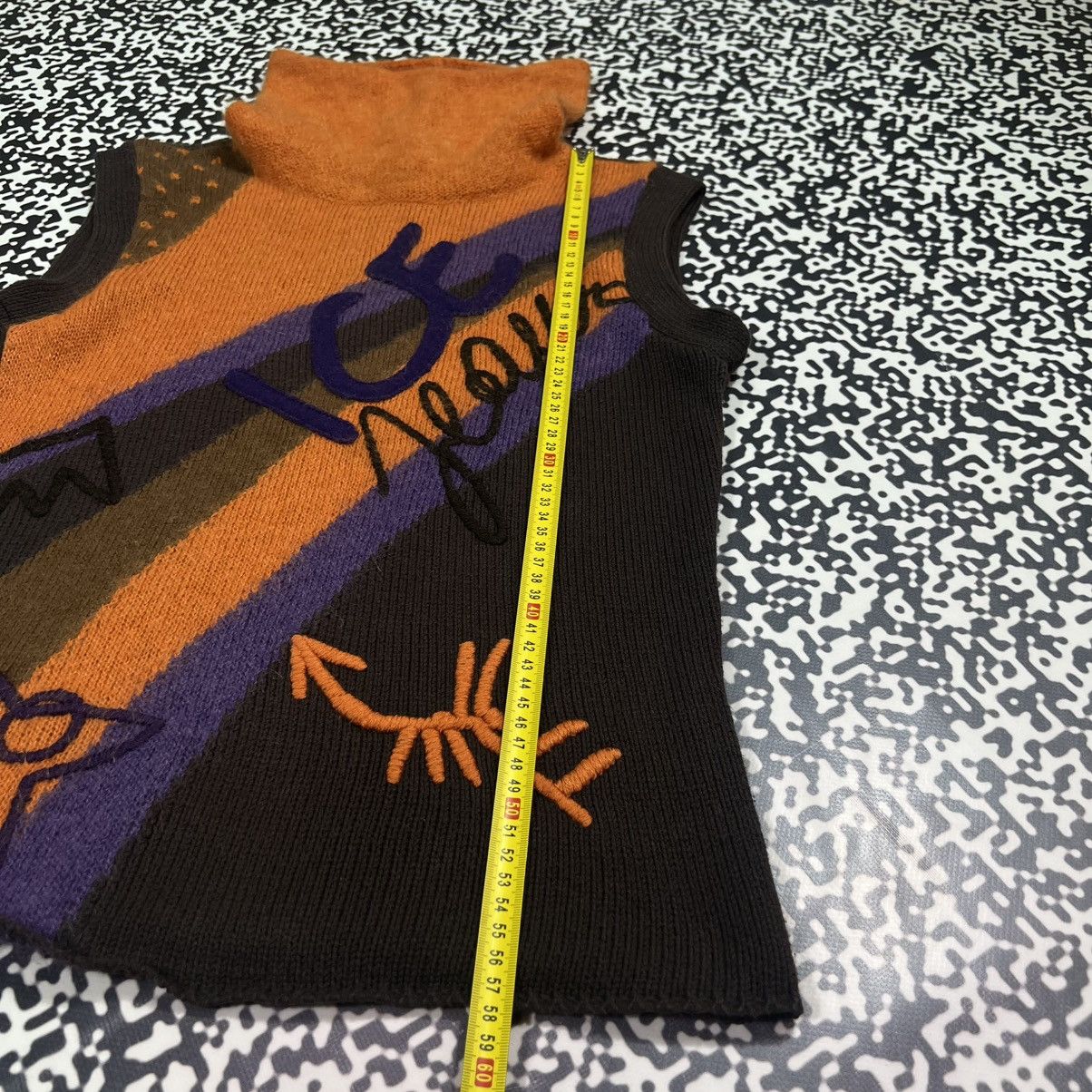 Iceberg Vintage Y2K Iceberg Mohair Wool Sleeveless Knit Turtle Top Size M / US 6-8 / IT 42-44 - 12 Thumbnail