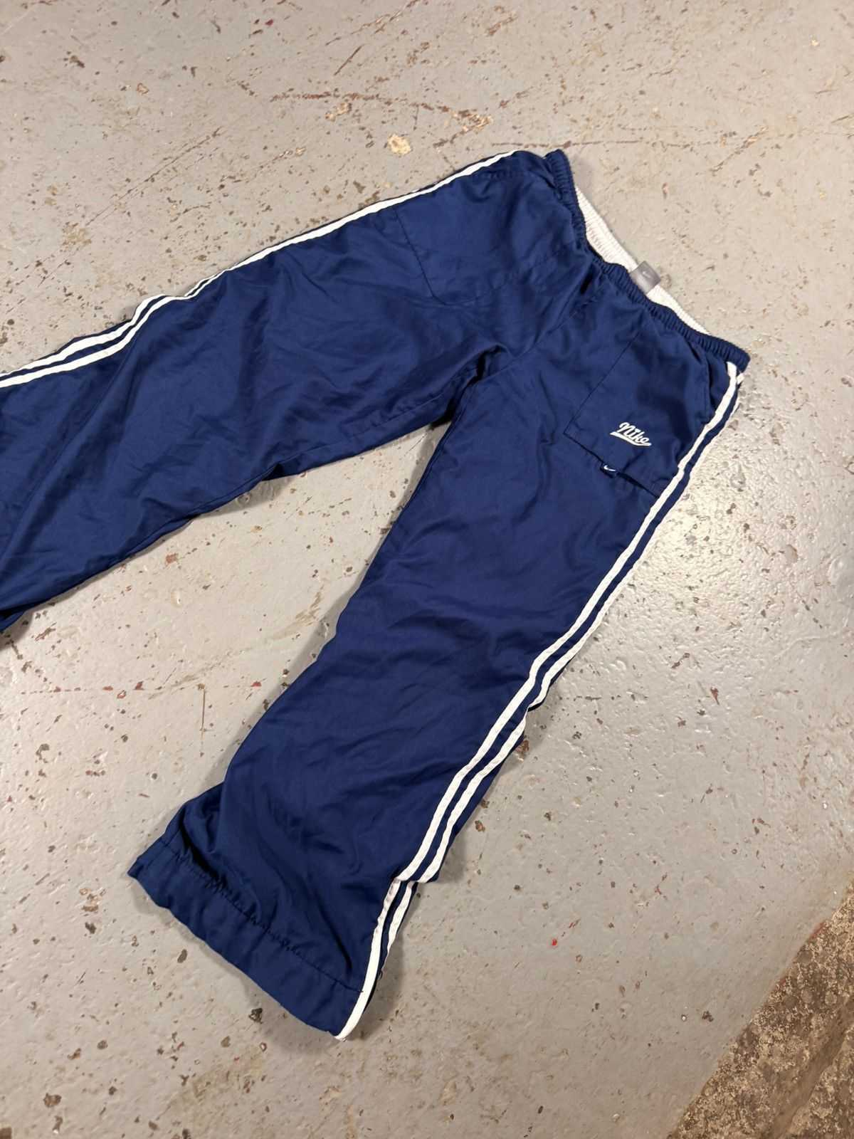 Nike Old School Y2k Nike Blue Sweat Pants Joggers Size US 30 / EU 46 - 4 Thumbnail