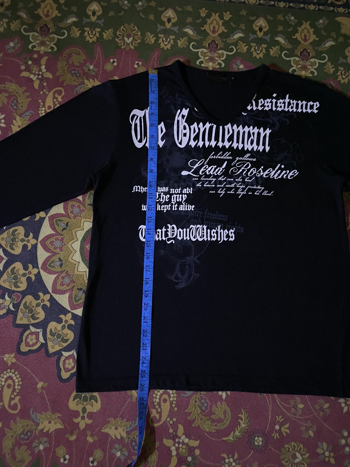 If Six Was Nine × Japanese Brand × Le Grande Bleu (L.G.B.) Japanese Brand Oblo Design Poem Punk Design Style Size US M / EU 48-50 / 2 - 11 Thumbnail