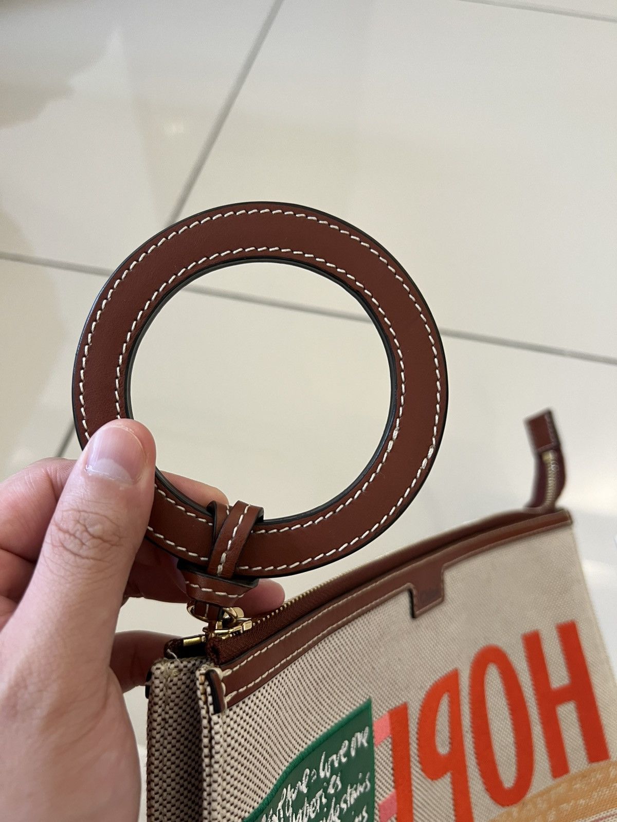 Chloe Chloé X Corita Kent Limited Edition HOPE Clutch Size ONE SIZE - 3 Thumbnail