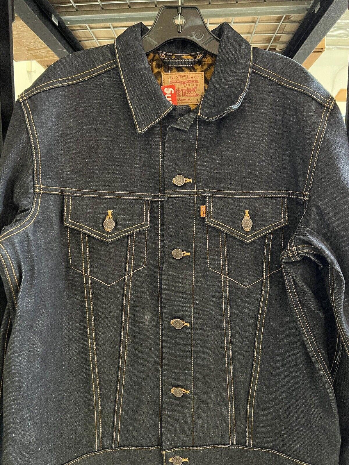 Supreme FW12 SUPREME LEVI'S DENIM LEOPARD JEAN JACKET Size US L / EU 52-54 / 3 - 3 Thumbnail