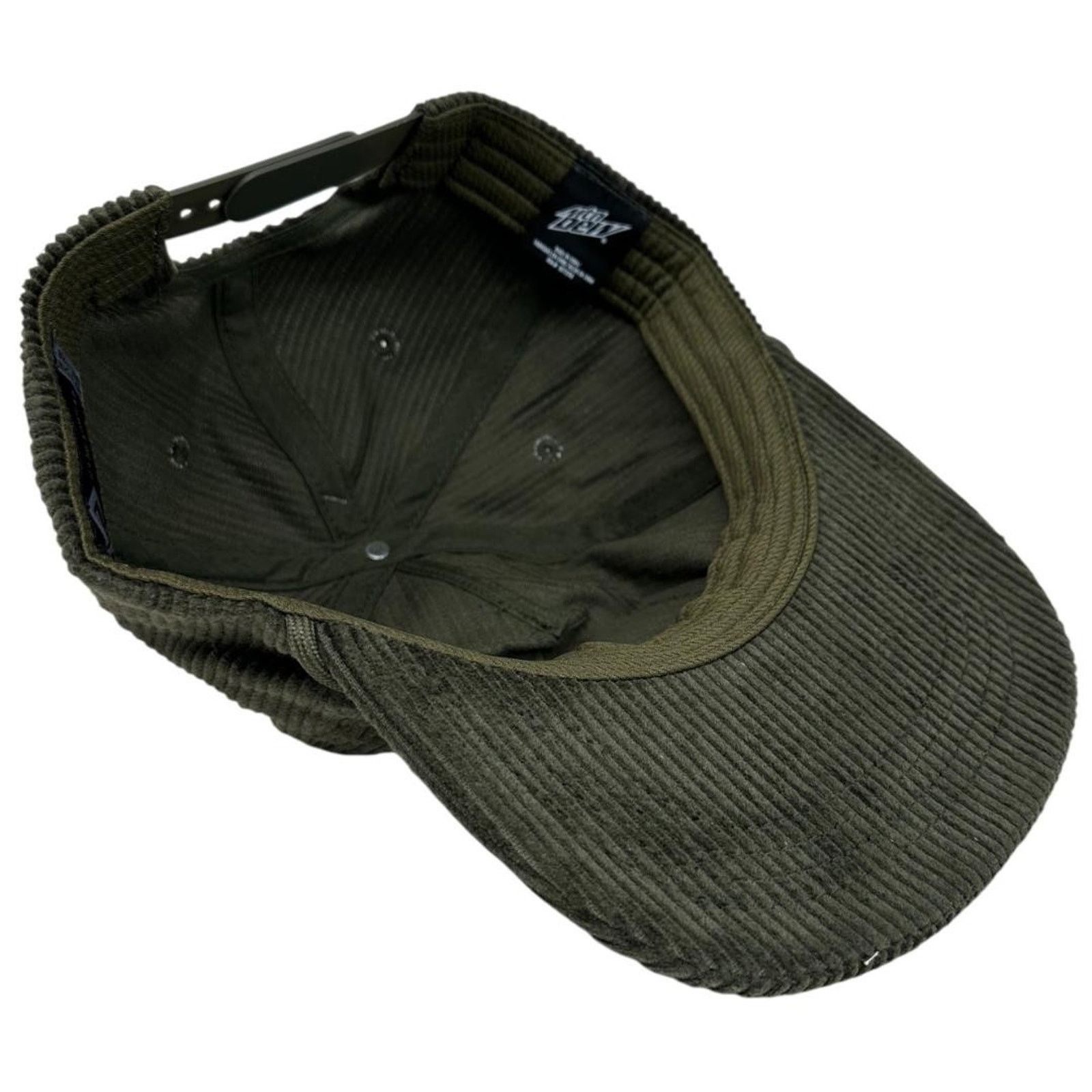 Mountain Dew Mountain Dew Snapback Hat Embroidered Vintage Logo Corduroy Size ONE SIZE - 4 Thumbnail