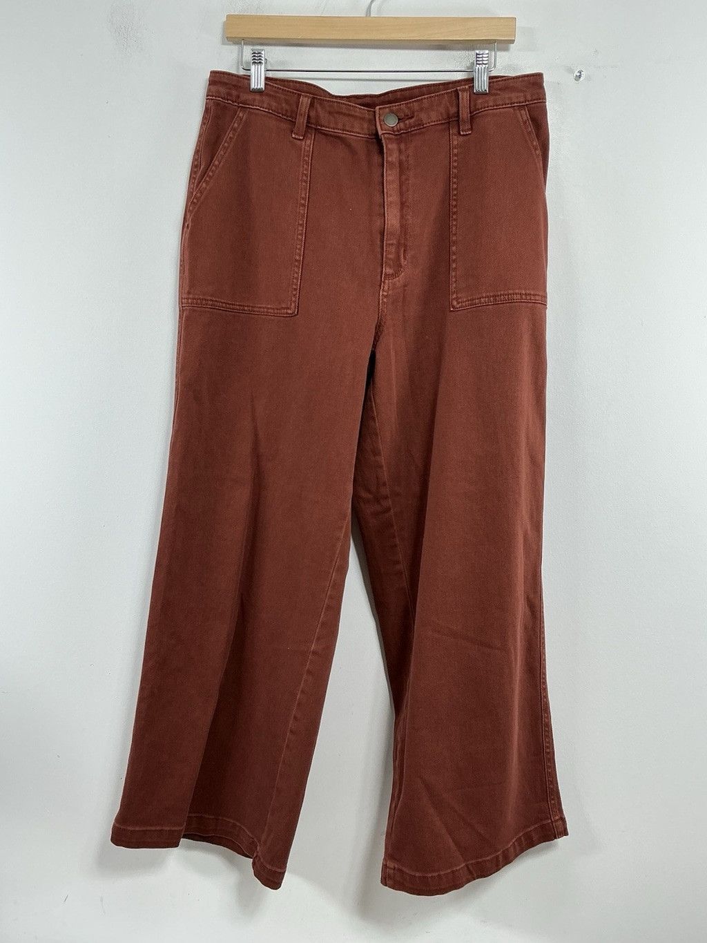 UNIVERSAL PRODUCTS. Womans Excellent Universal Thread Rust Jeans 14/32 Loose Fit Size 36" / US 14 / IT 50 - 1 Thumbnail