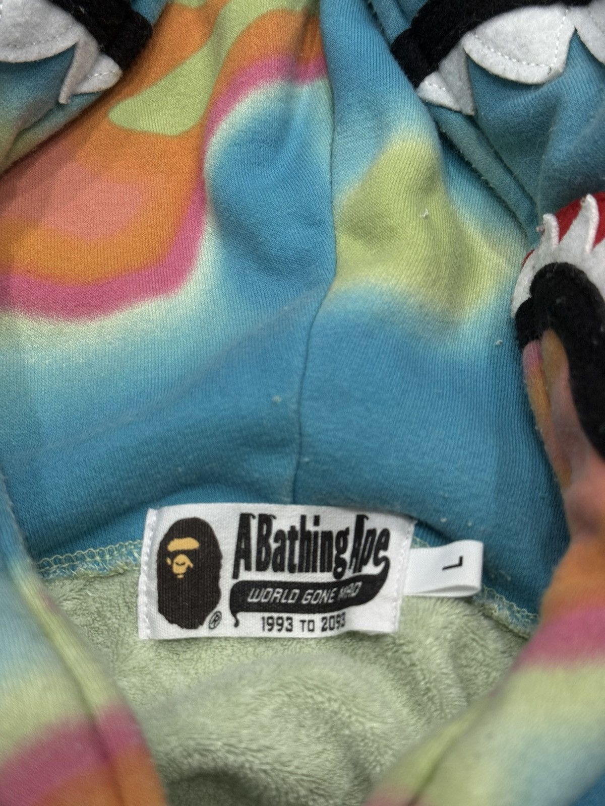 Bape Bape Liquid Camo Shark Full Zip Hoodie Size US L / EU 52-54 / 3 - 19 Thumbnail