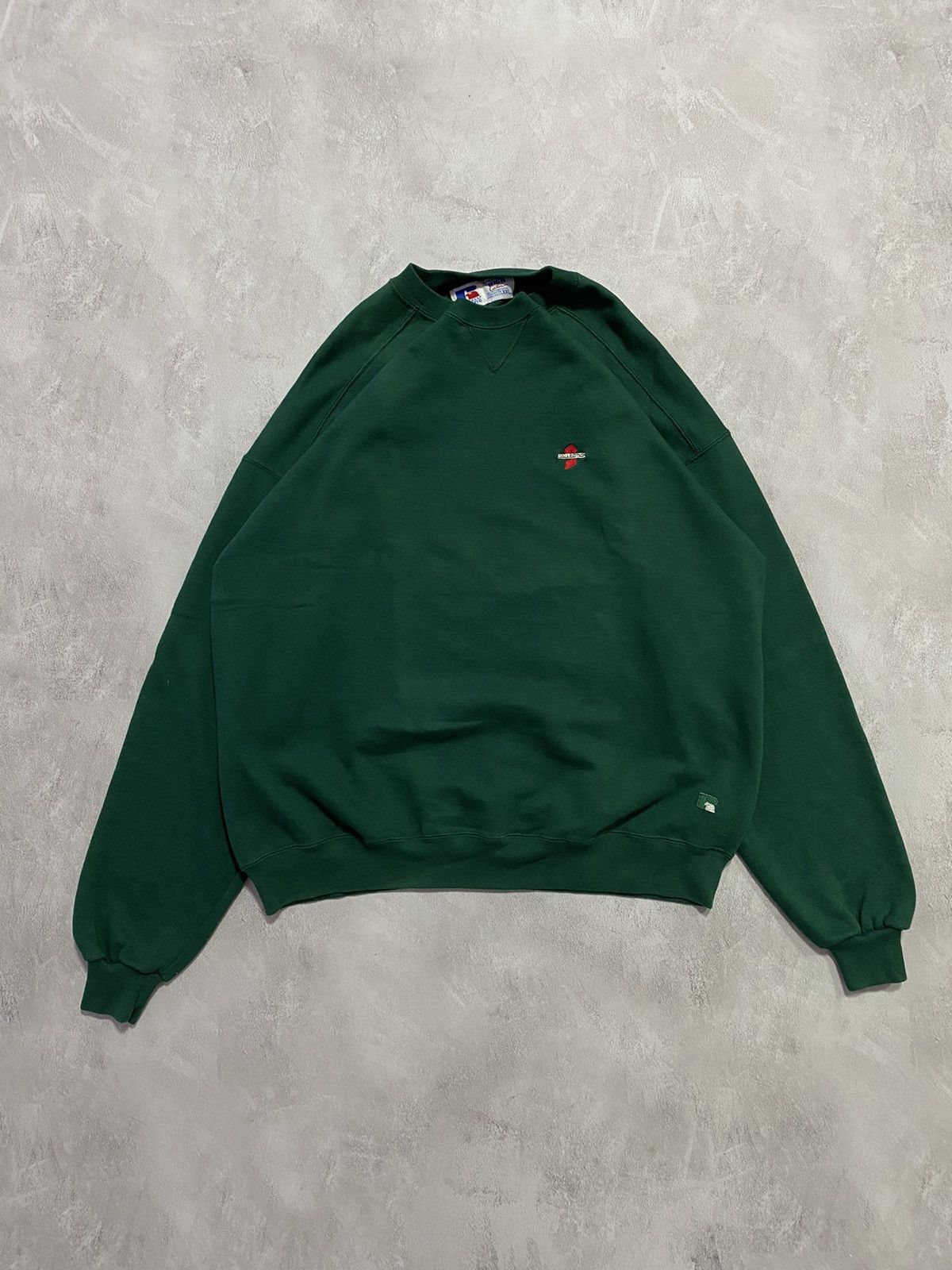 Russell Athletic Vintage 90s sweater Russell Athletic Baggy Track Boxy fit 🌳🔥 Size US XXL / EU 58 / 5 - 1 Thumbnail