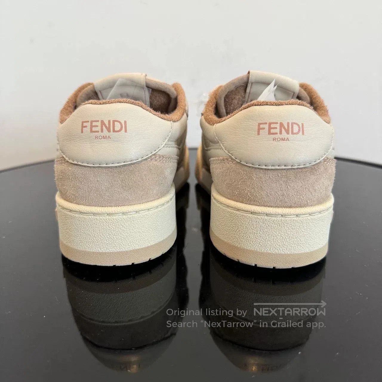 Fendi fendi match pink suede low. Size US 5 / IT 35 - 3 Thumbnail