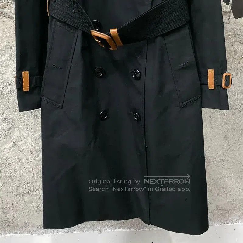 Burberry Burberry Black Long Women's Trench Coat. Size XXS / US 00 / IT 34 - 4 Thumbnail