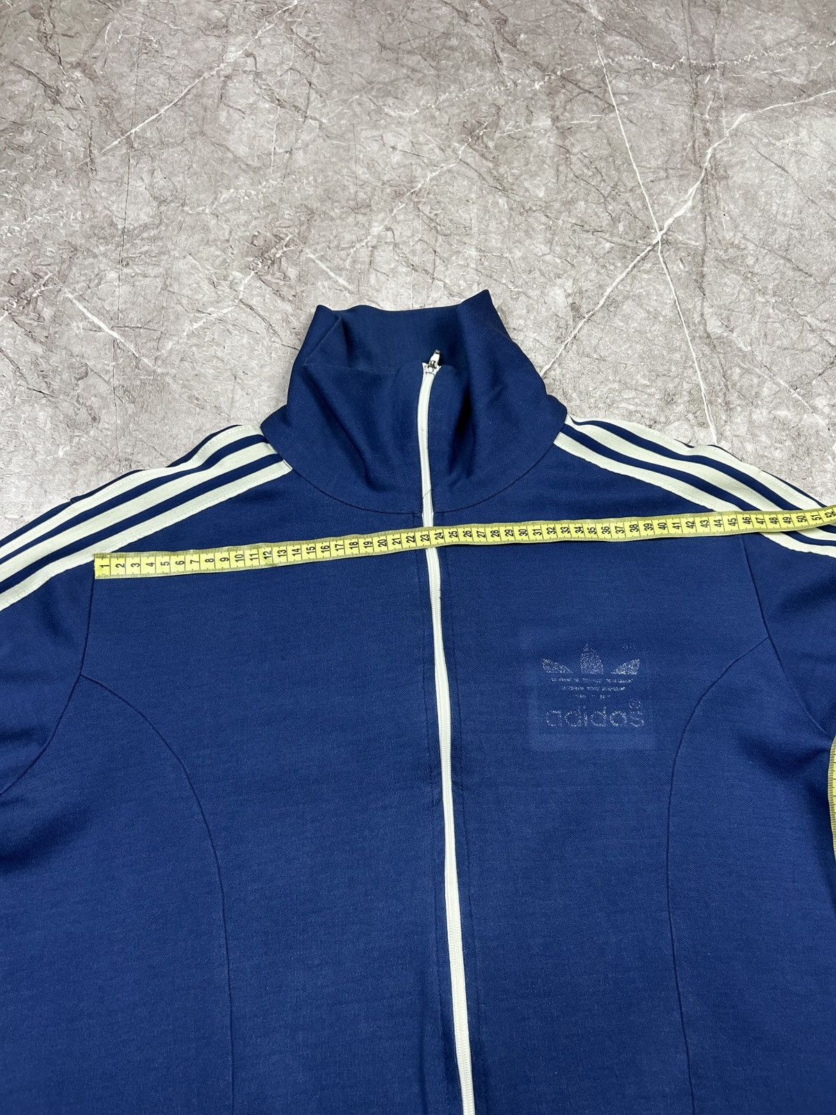 Adidas Adidas trefoil 1970s full striped zip-up track jacket Size US L / EU 52-54 / 3 - 13 Thumbnail