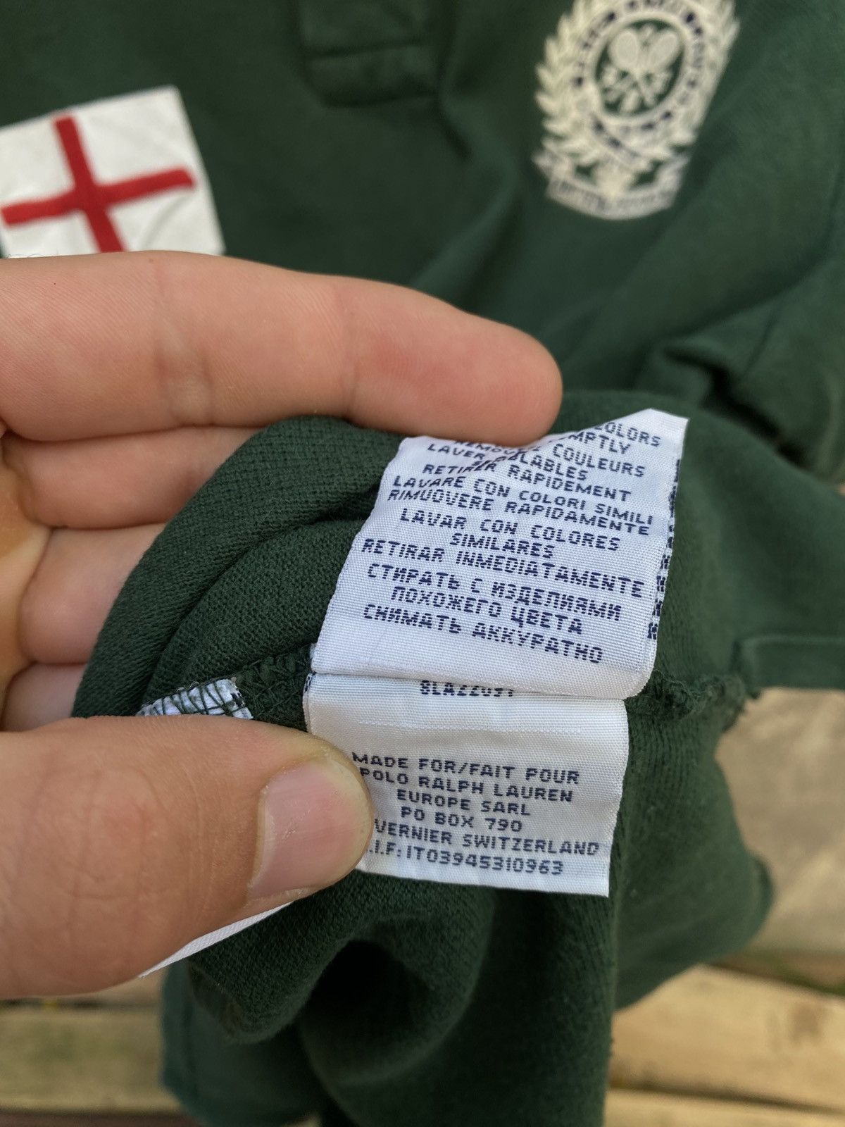 Other Polo Ralph Lauren England Embroidered Logo Y2K Polo T-Shirt Size US L / EU 52-54 / 3 - 5 Thumbnail
