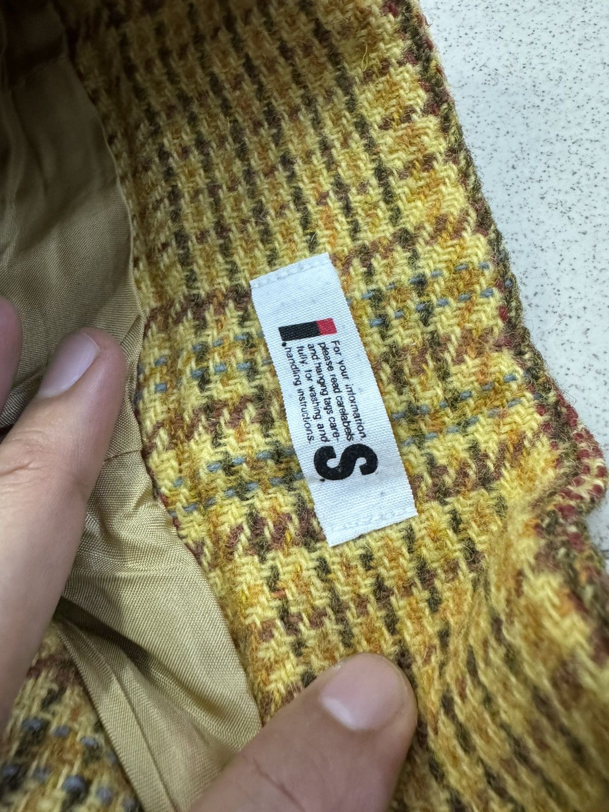 Issey Miyake 1980s I.S ISSEY MIYAKE WOOL TWEED BAGGY PANTS Size 27" / US 4 / IT 40 - 3 Thumbnail