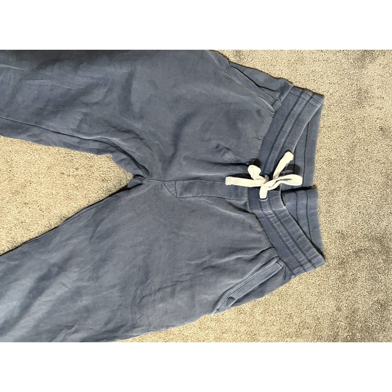 Vineyard Vines Vineyard Vines Sweatpants Mens XS Blue Drawstring Cotton Polyester Jogger Pants Lounge Soft Pockets Logo 31 in Inseam Size US 27 - 4 Thumbnail