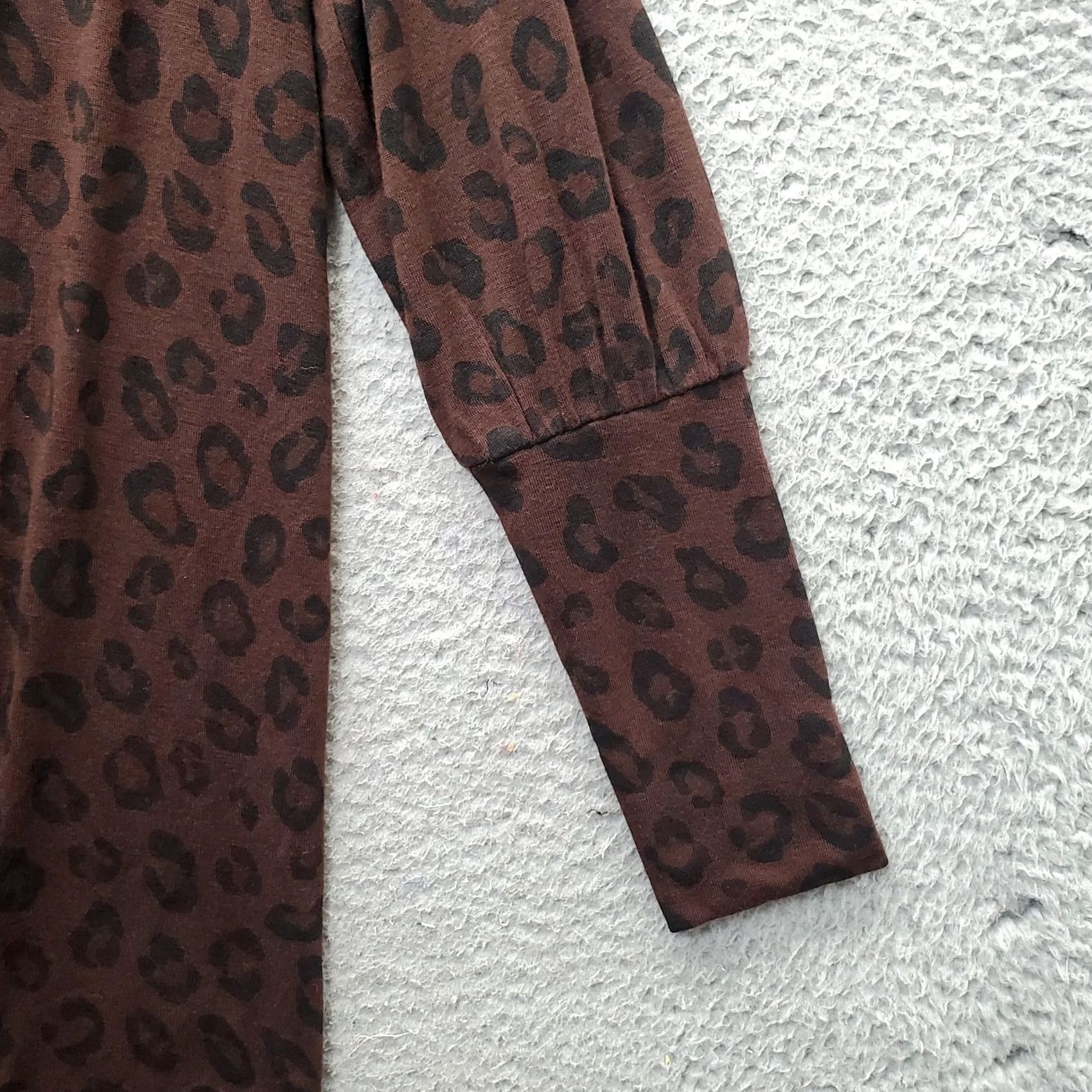 Ann Taylor Ann Taylor Open Front Cardigan Womens Size S Multi Leopard Print Stretch Long Sleeve Shirt Size S / US 4 / IT 40 - 5 Thumbnail