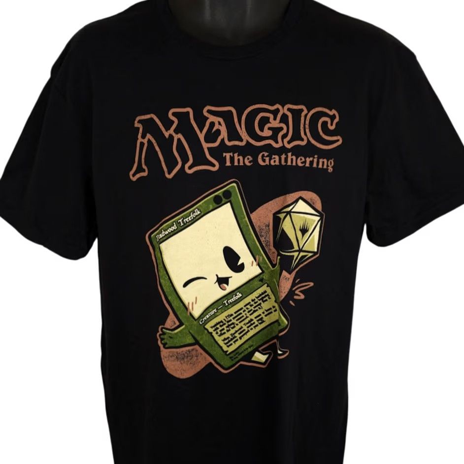 Deadwood Magic: The Gathering T Shirt Mens Size Large Black Deadwood Treefolk MagicCon 2025 Las Vegas Size US L / EU 52-54 / 3 - 2 Thumbnail