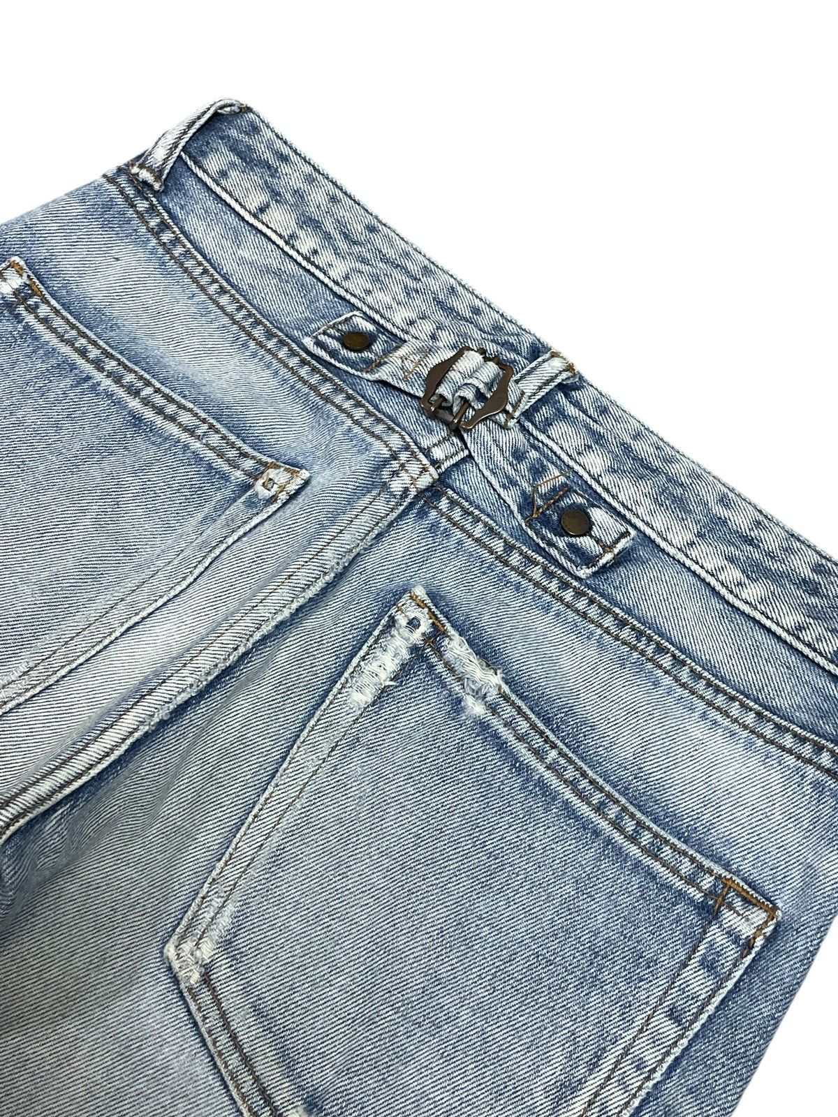 Vintage Japanese Stunning Lure Buckle Back Fade Wash Jeans