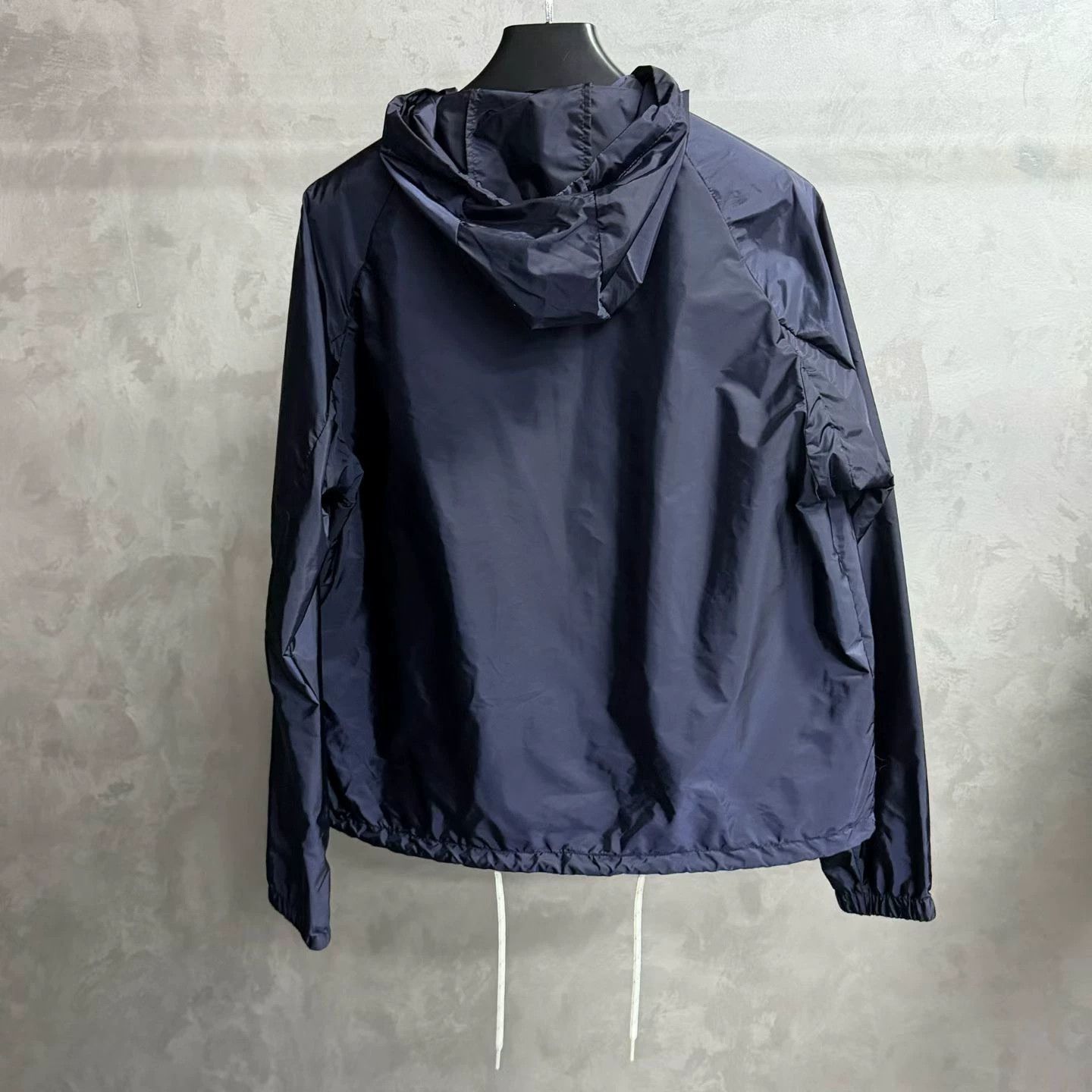 Prada prada blue sport hooded jacket short style Size US L / EU 52-54 / 3 - 5 Thumbnail