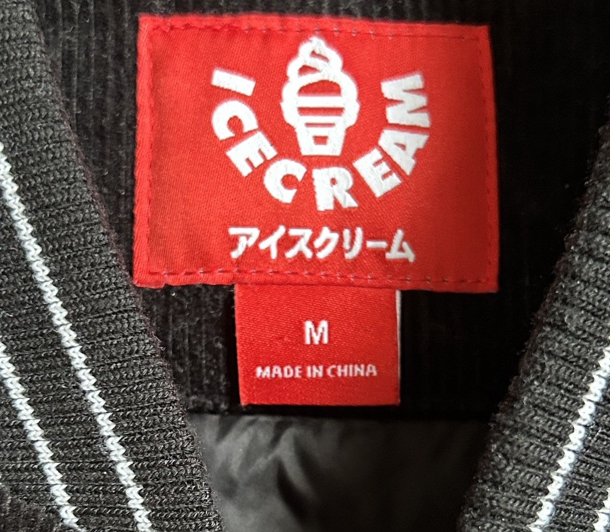 Billionaire Boys Club × Icecream BBC Ice Cream Hound Black Corduroy Varsity Jacket Size: M Size US M / EU 48-50 / 2 - 3 Thumbnail