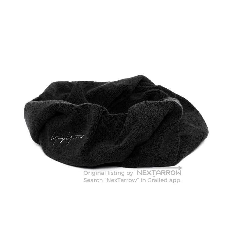 Yohji Yamamoto Yohji Yamamoto Black Cotton Neck Warmer. Size ONE SIZE - 2 Thumbnail