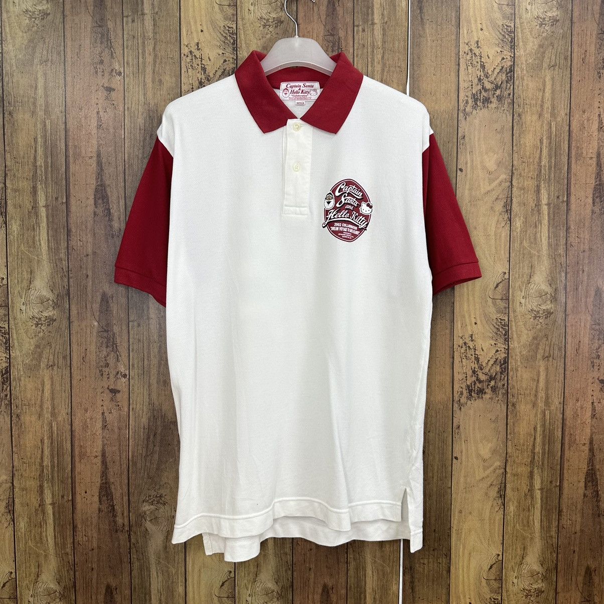 Vintage Vintage Captain Santa X Hello Kitty Sanrio Polo A780 Size US M / EU 48-50 / 2 - 4 Thumbnail