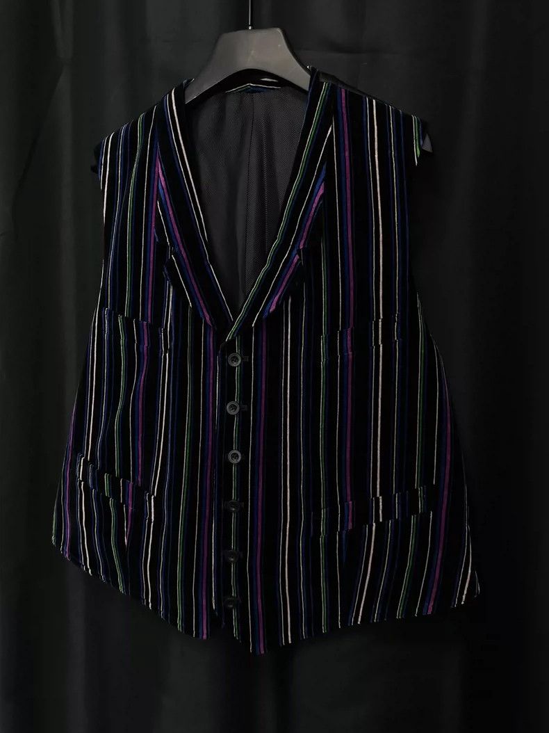 Yohji Yamamoto Yohji Yamamoto 93aw Velvet Silk Vest 2505-Nextarrow Size US M / EU 48-50 / 2 - 3 Thumbnail