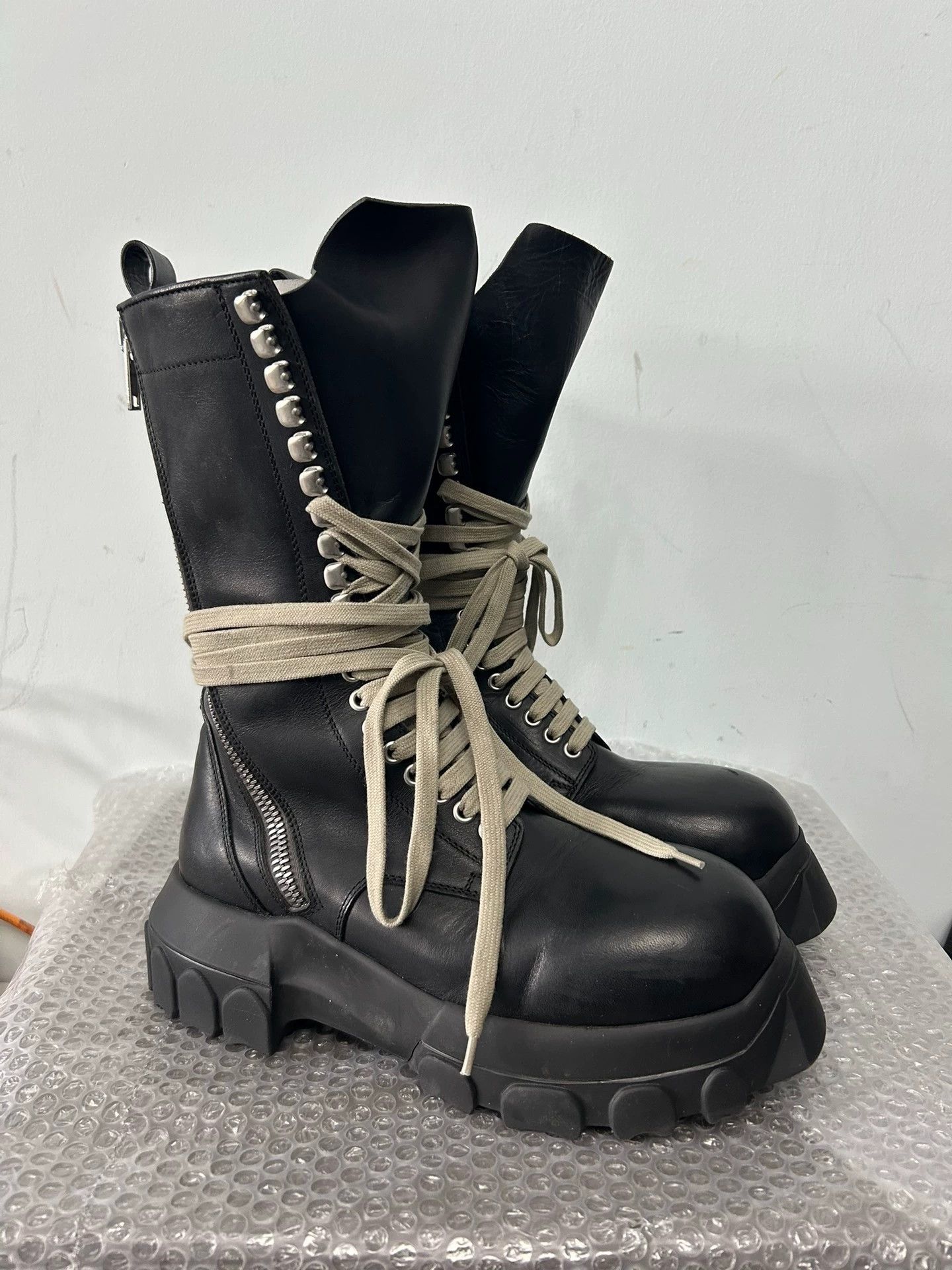 Rick Owens Rick Owens Octopus Lace Military Boots - Rare Size 39 Size US 9 / IT 39 - 3 Thumbnail