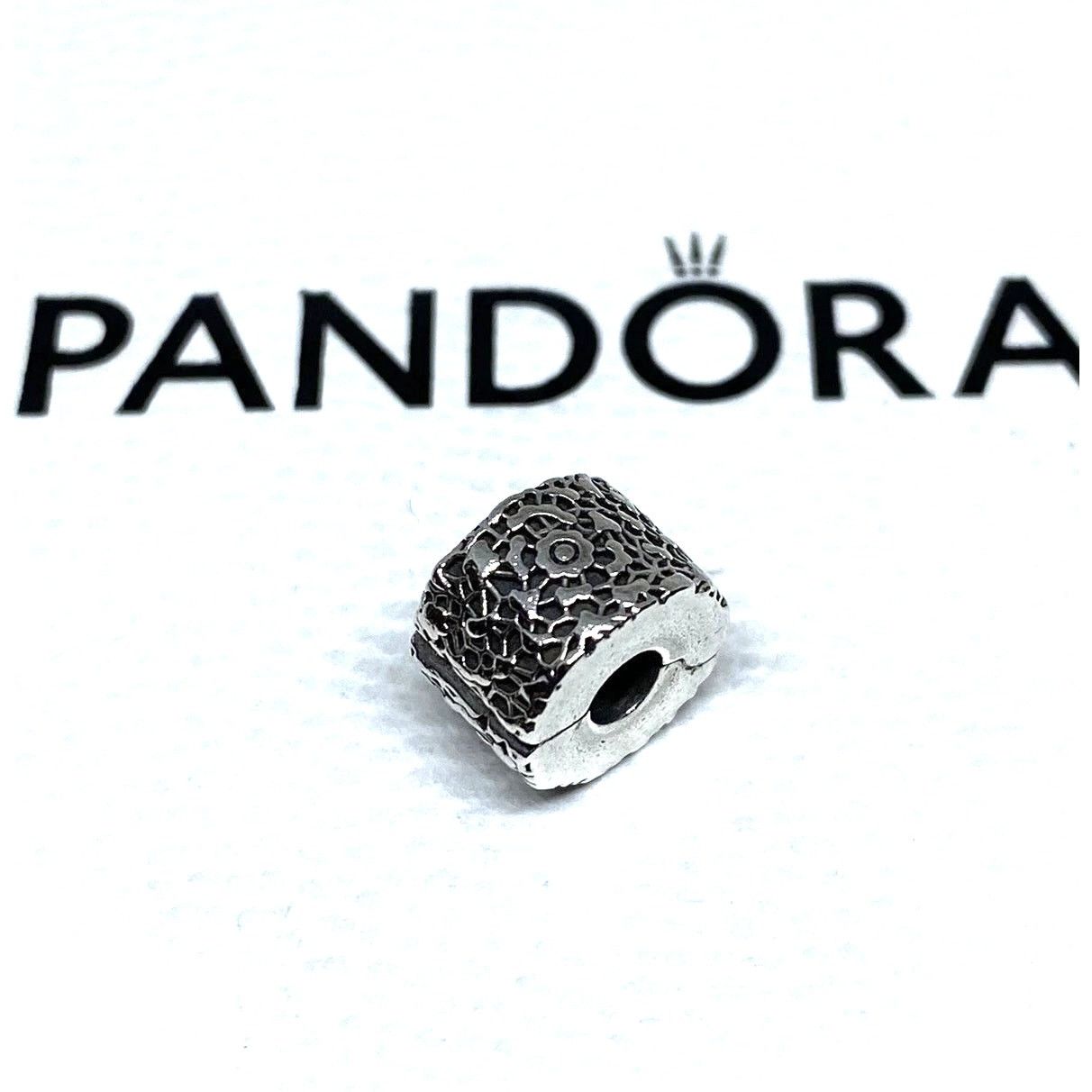 pandora PANDORA Retired Sterling Silver Layers of Lace Clip - 791758 Size ONE SIZE - 2 Thumbnail