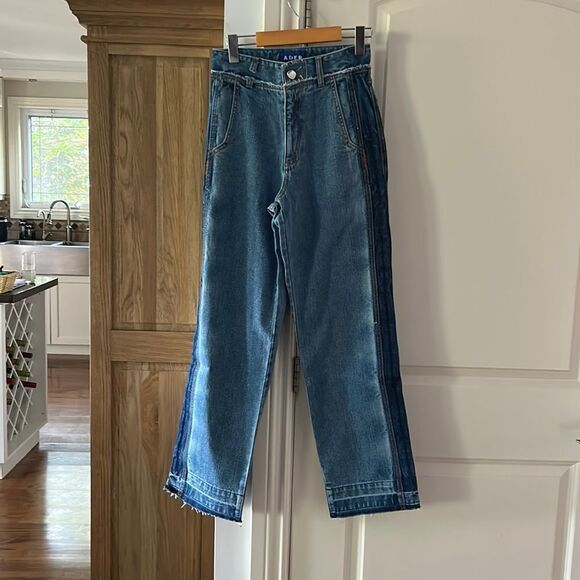 Ader Error 🎀 SSENSE ADER error workch blue jeans straight jeans nwot Size 26" / US 2 / IT 38 - 3 Thumbnail