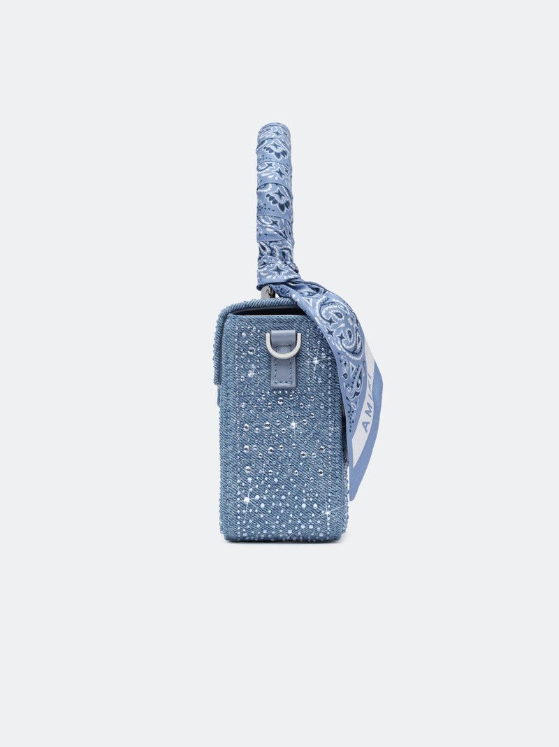 Amiri o1s1wg110426 Size: OS / Crystal Denim Micro MA Bag in Blue Size ONE SIZE - 7 Thumbnail