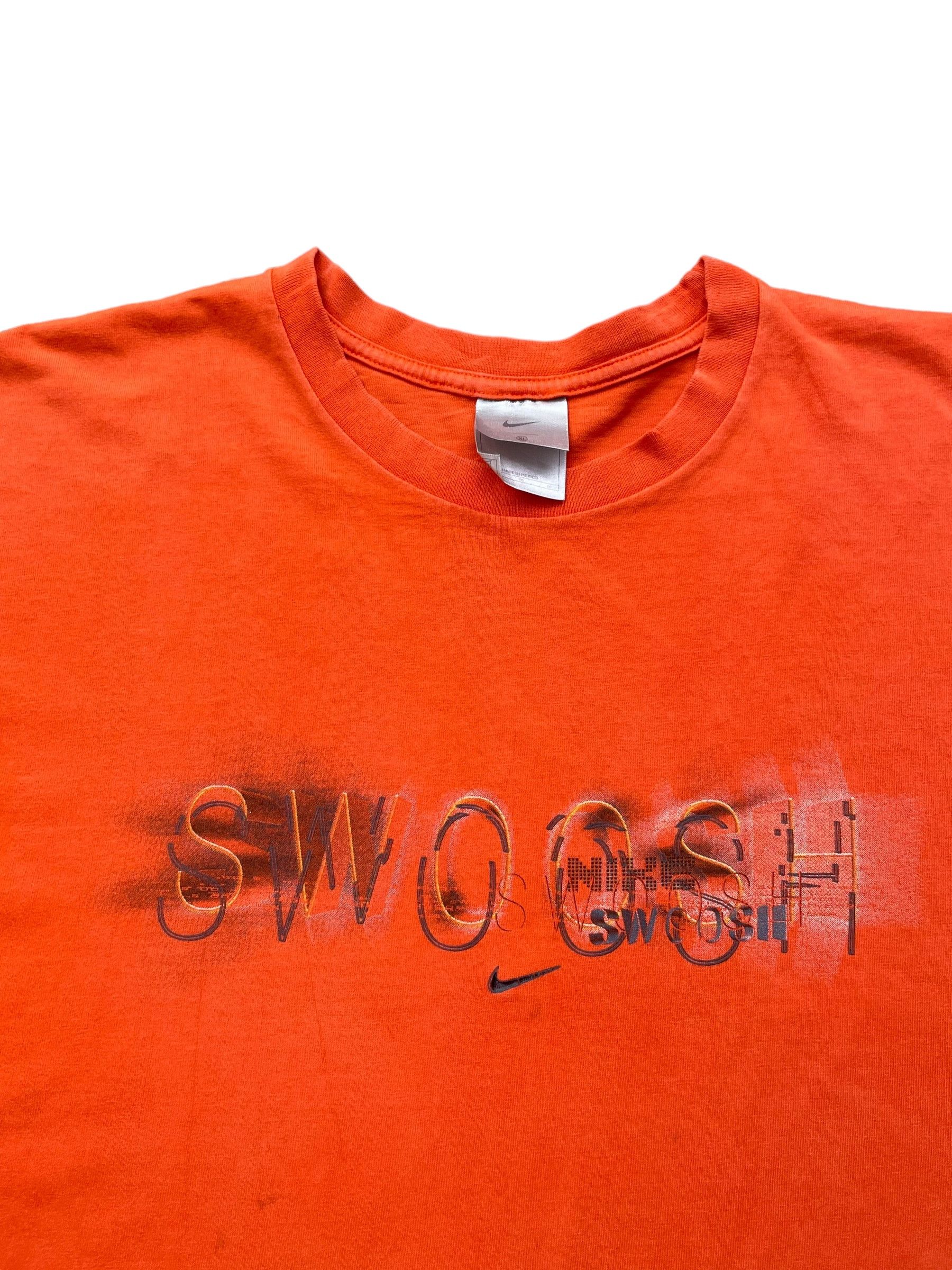 Nike Vintage Nike Swoosh Tshirt Double Sided Size US XXL / EU 58 / 5 - 3 Thumbnail