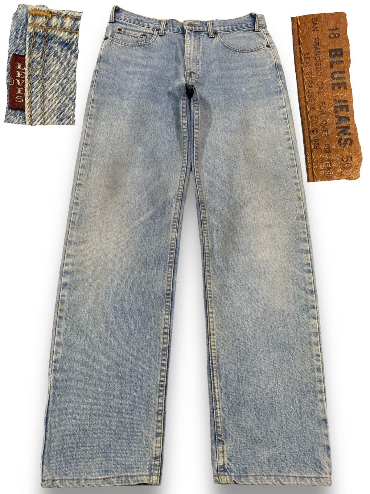 Levi's Vintage 1989s Levis Japan Original Riveted Big E Jeans Size US 32 / EU 48 - 1 Thumbnail