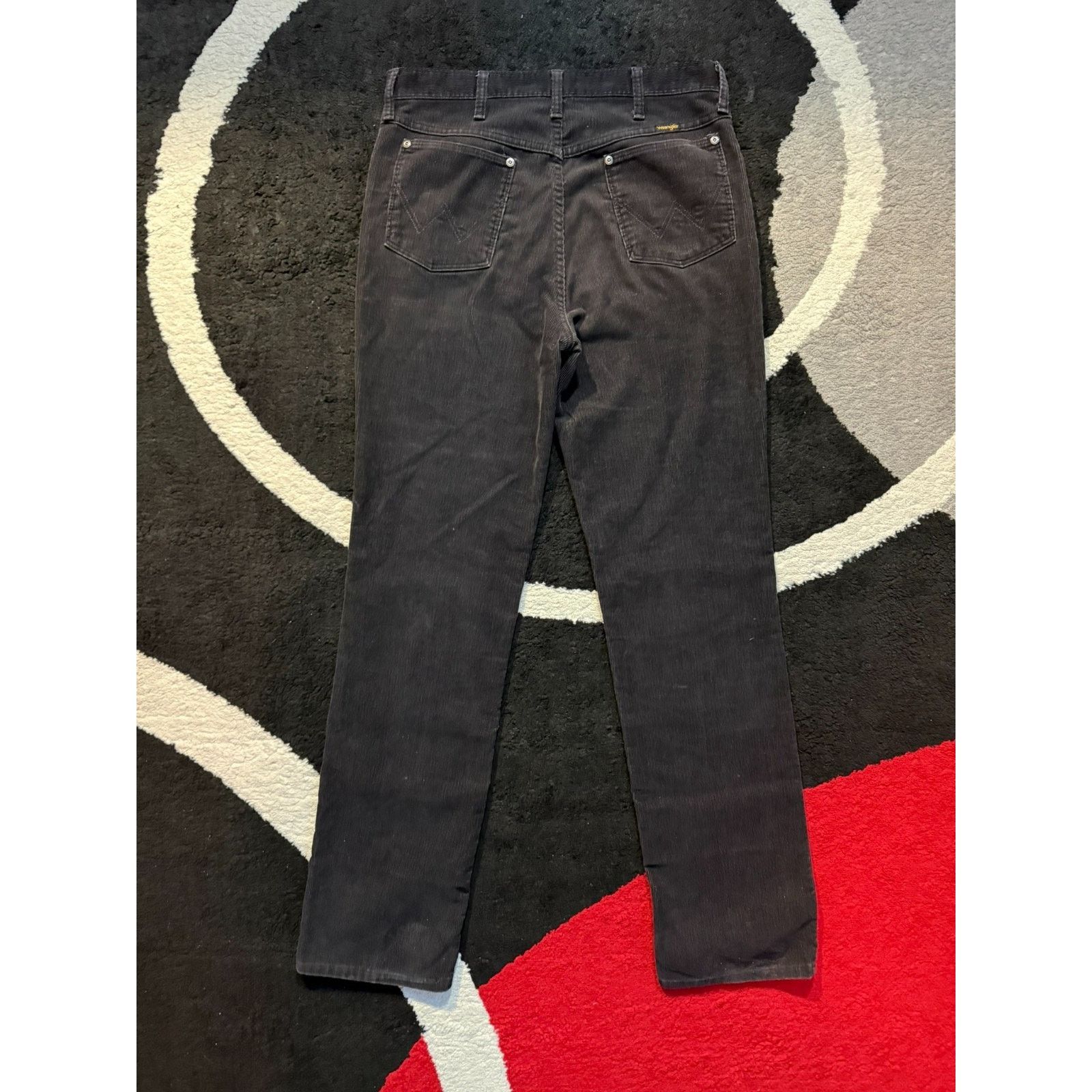 Wrangler Vintage Wrangler 1970s Black Corduroy Pants Men's 34x34 Size US 34 / EU 50 - 1 Thumbnail