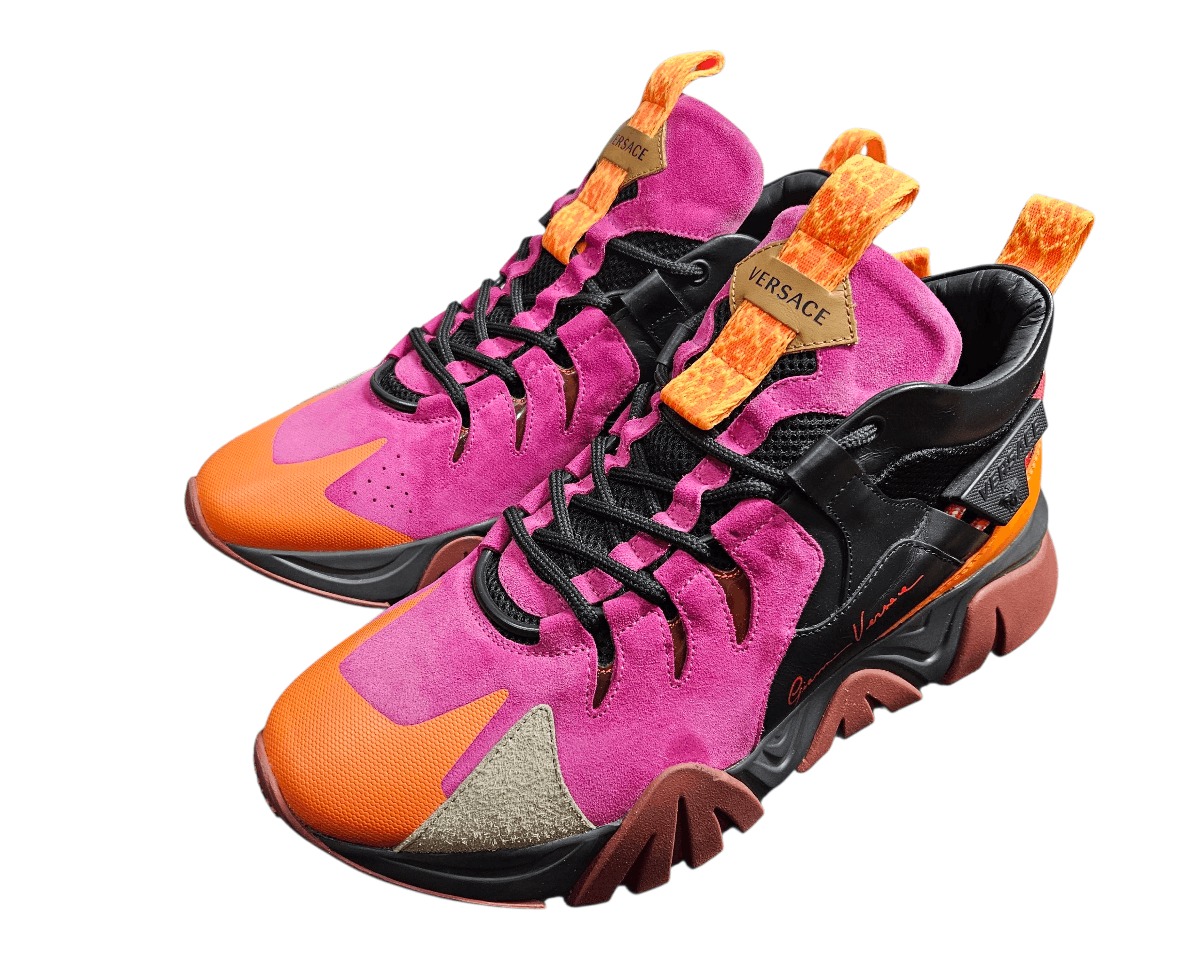 Versace VERSACE Gianni Signature Sport Squalo Sneakers | 2Chains Size US 11 / EU 44 - 3 Thumbnail