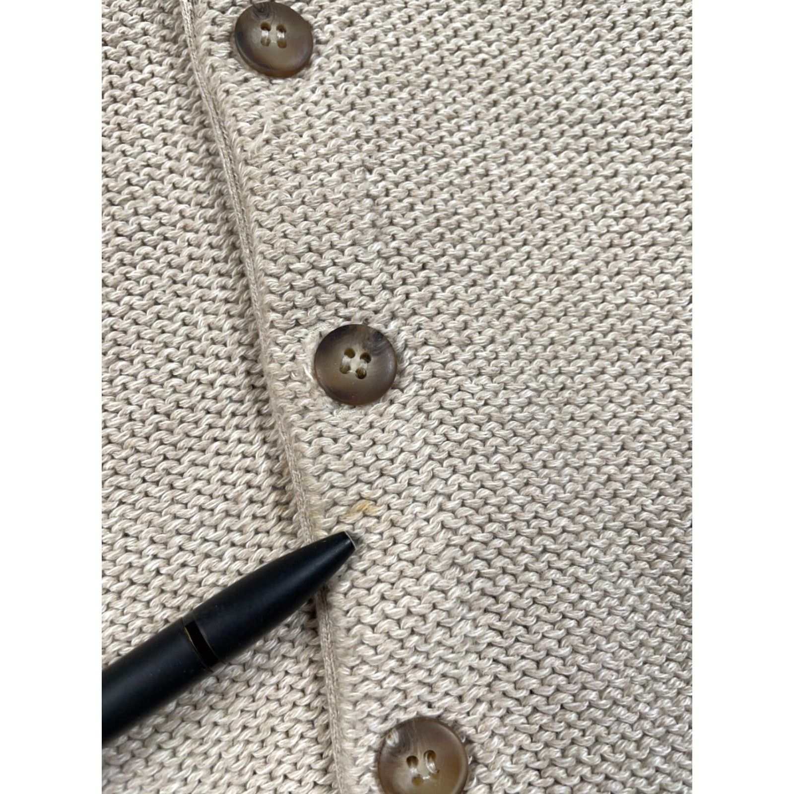 Vintage Vintage 1997 US Open Ashworth Mens Medium Sweater Vest Adult Beige Cotton Knitted Sports Retro Size US M / EU 48-50 / 2 - 7 Thumbnail