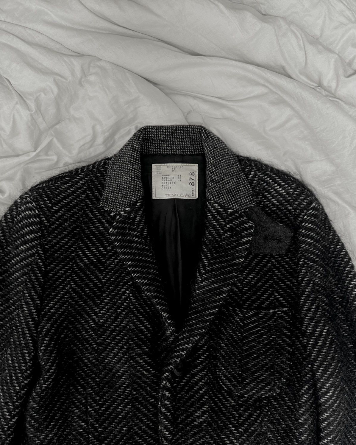 Sacai Sacai mohair blazer jacket Size L / US 10 / IT 46 - 5 Thumbnail