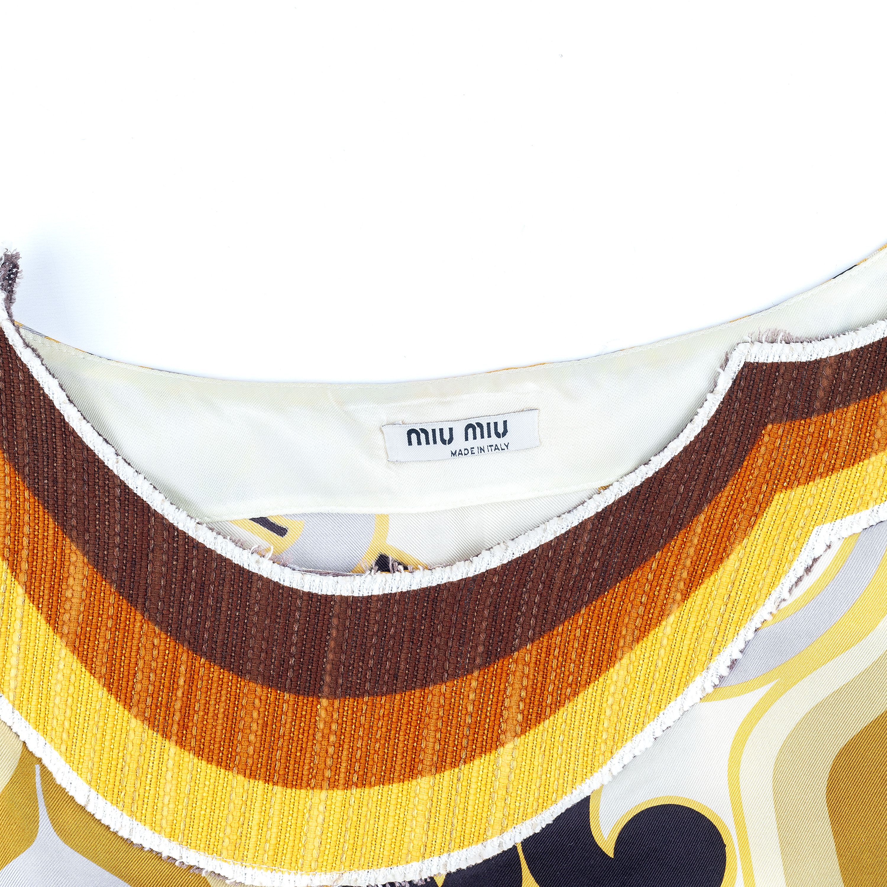 Miu Miu MIU MIU S/S 2005 Babydoll Silk Top (L) Size L / US 10 / IT 46 - 4 Thumbnail