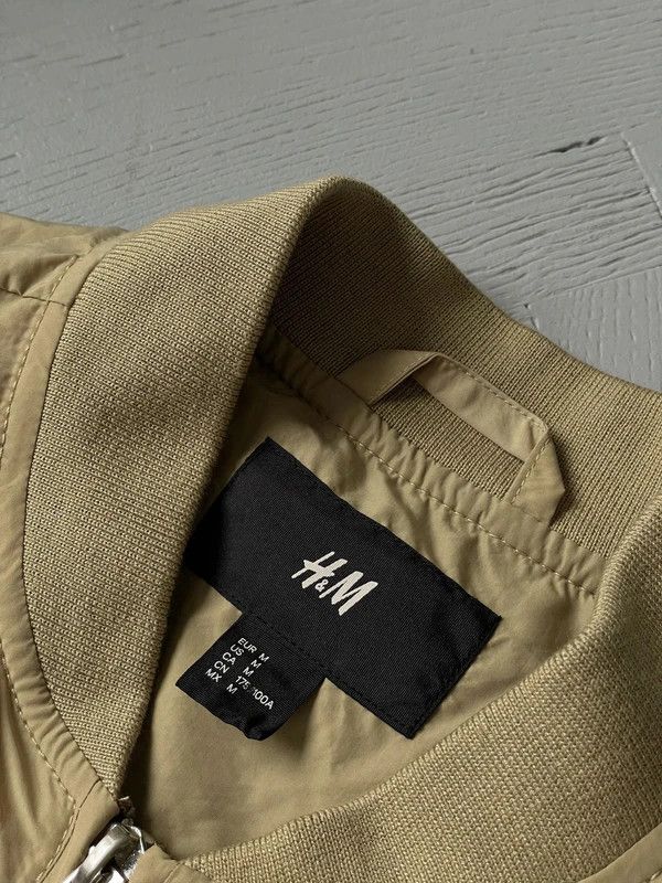 XO Vintage H&M XO MA 1 Nylon Bomber Jacket Size US M / EU 48-50 / 2 - 7 Thumbnail