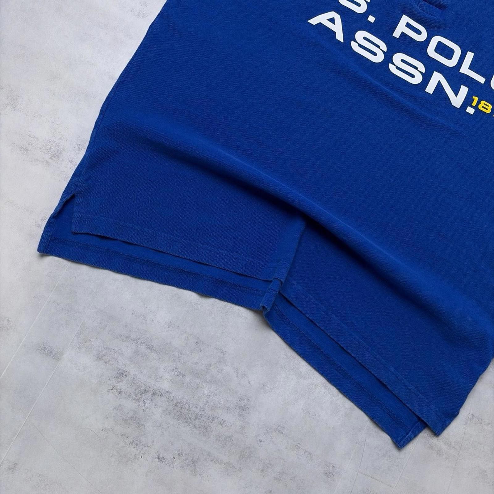 U.S. Polo Assn. Y2K Blue U.S. Polo Assn Chief Keef Polo Shirt Size US L / EU 52-54 / 3 - 4 Thumbnail