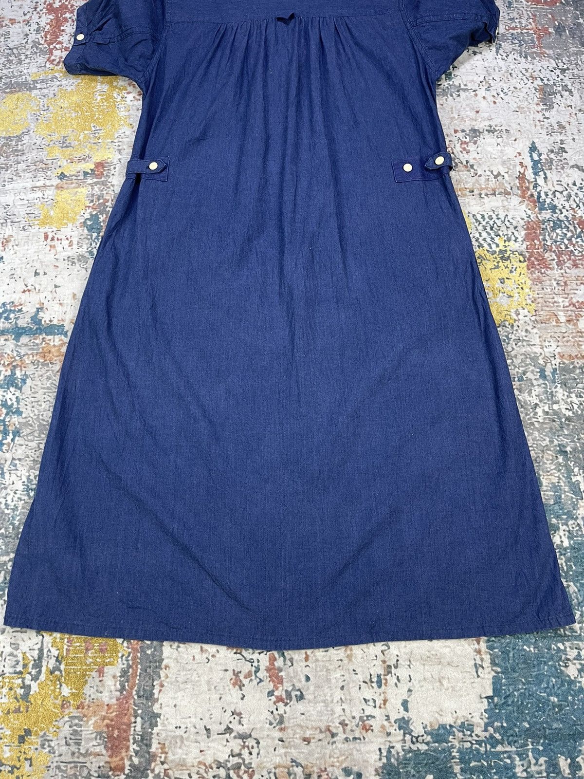 Margaret Howell MHL Margaret Howell Double Breasted Indigo Dress Size S / US 4 / IT 40 - 6 Thumbnail
