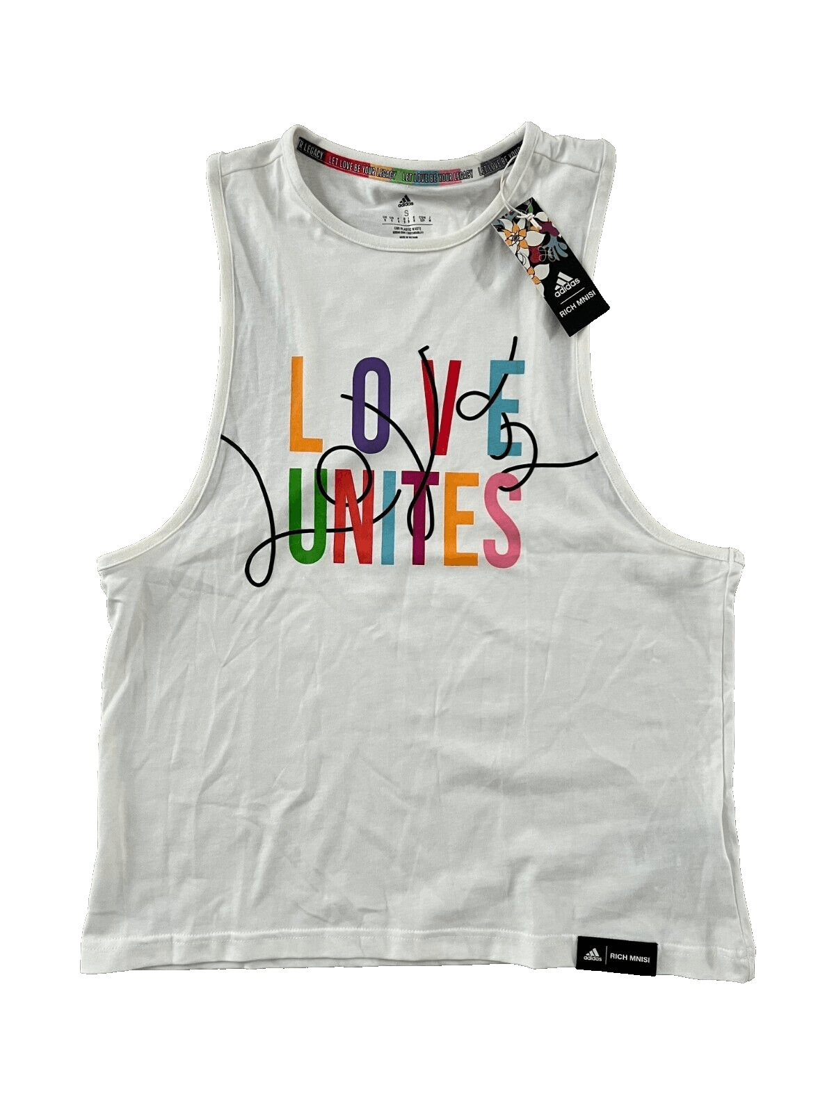 Adidas Adidas X Rich Mnisi HZ3118 Pride Love Unites Graphics Tank L Size US L / EU 52-54 / 3 - 3 Thumbnail